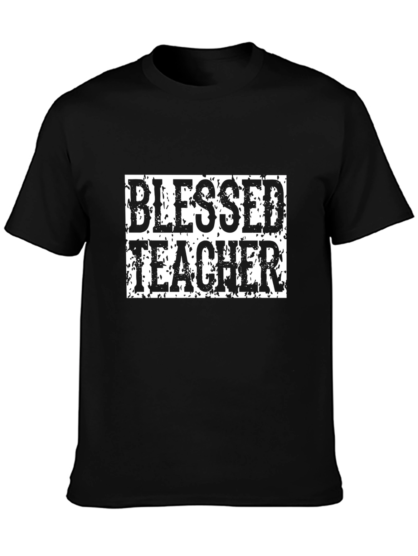 Blessed Teacher Graphic T-Shirt - Black