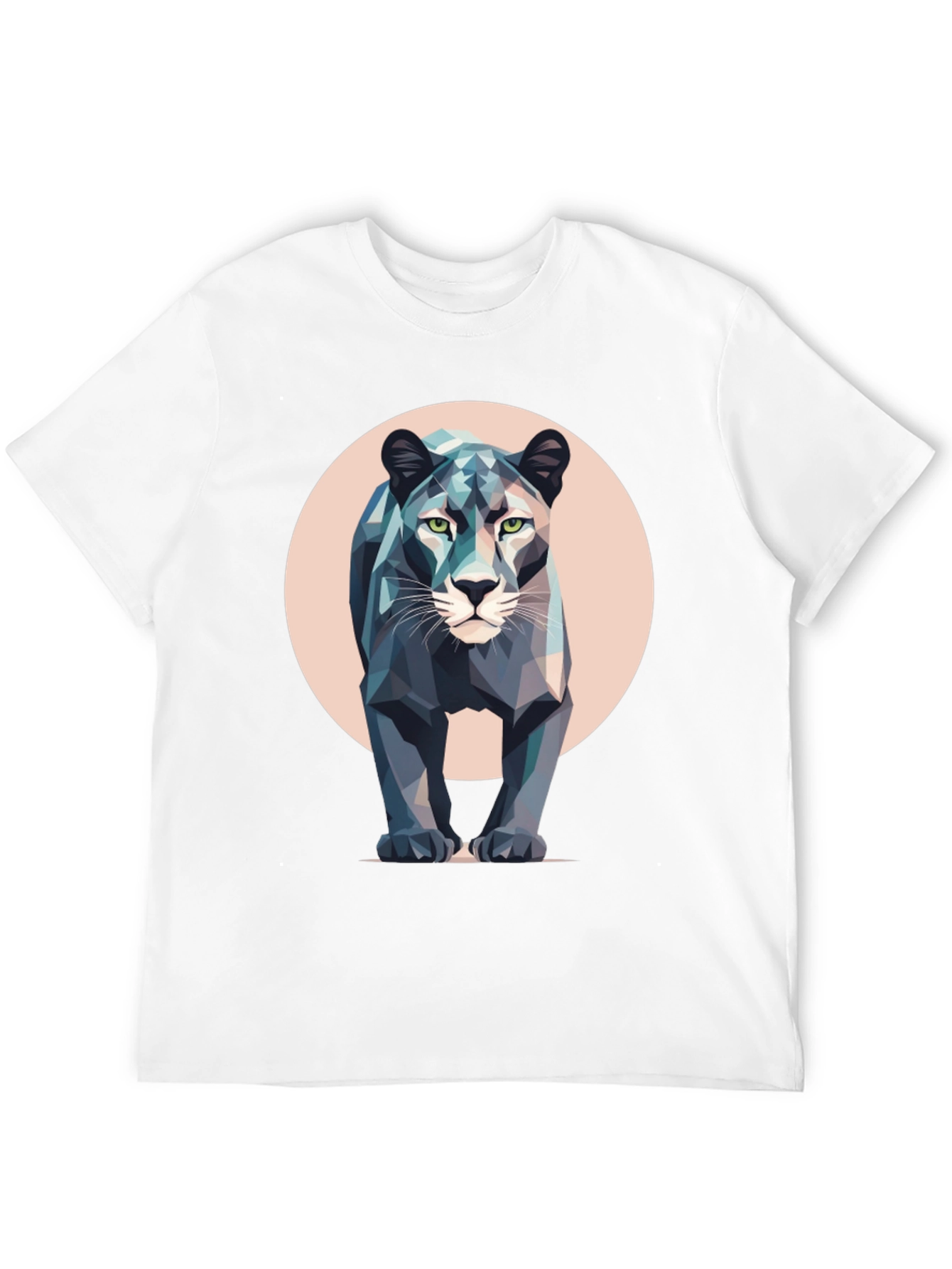 Geometric Panther T-Shirt - Modern Animal Print