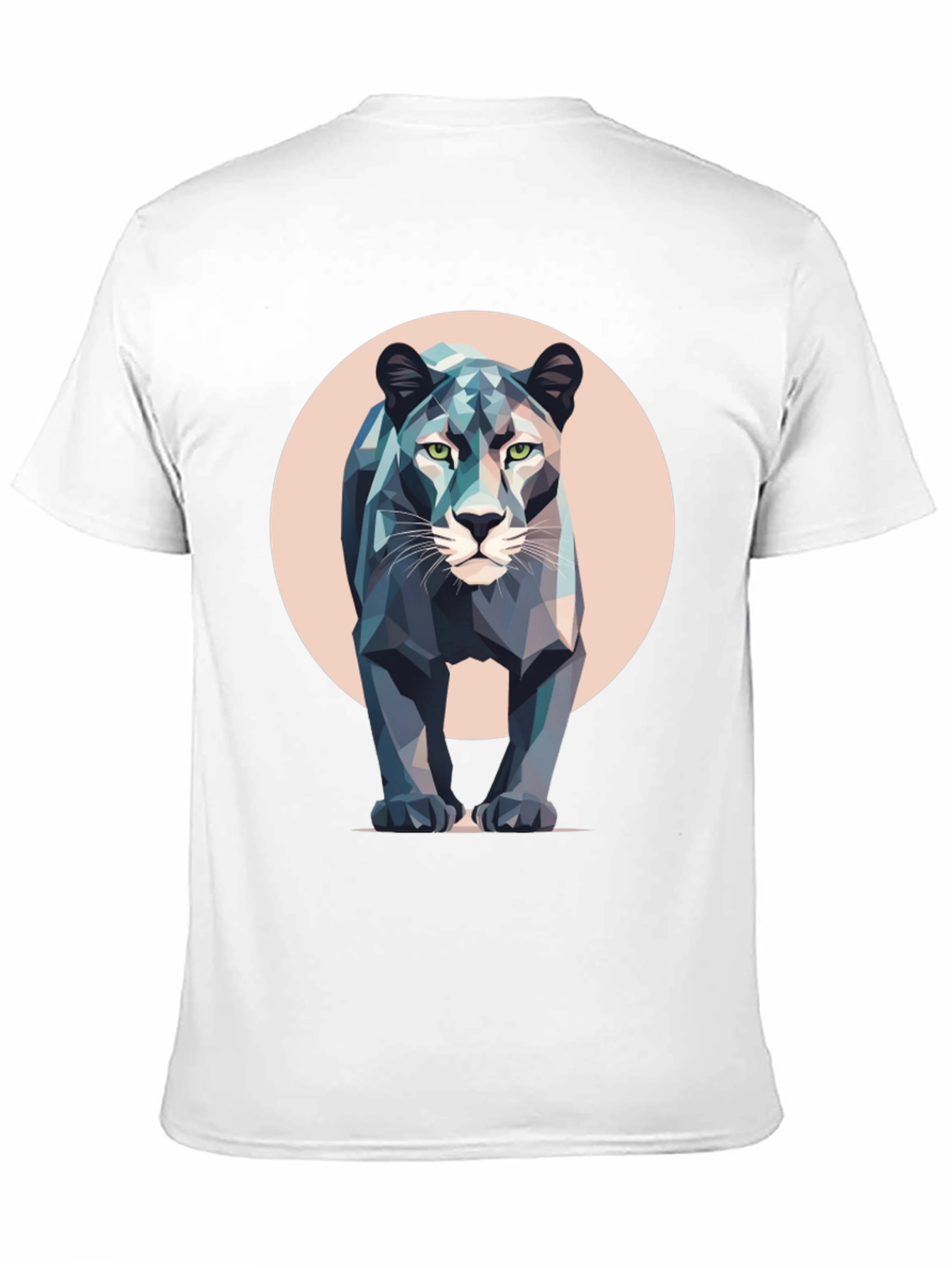 Geometric Panther T-Shirt - Modern Animal Print