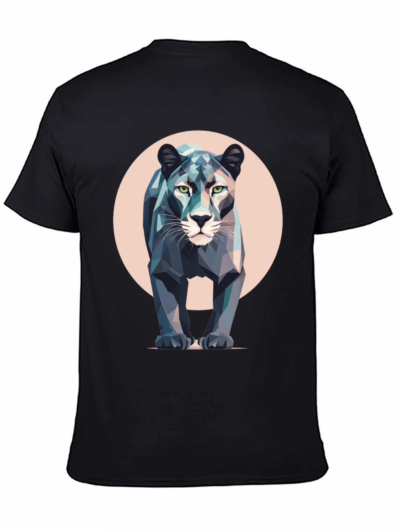 Geometric Panther T-Shirt - Modern Animal Print