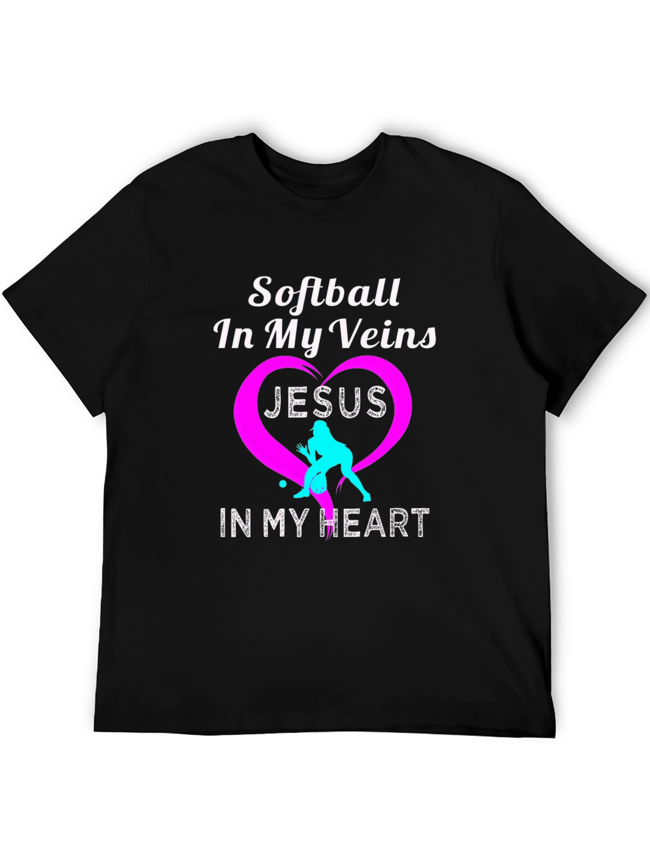 Softball In My Veins T-Shirt