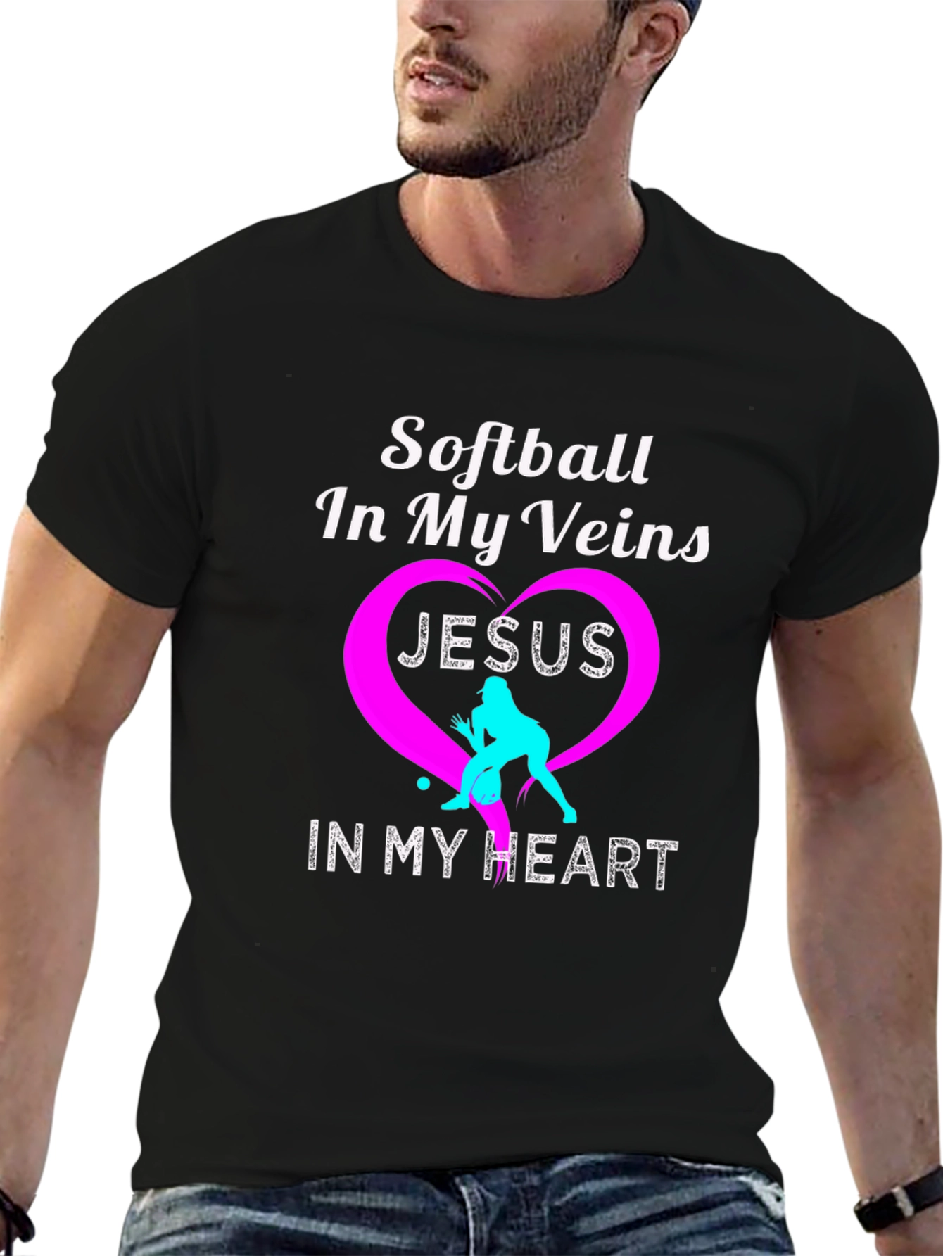 Softball In My Veins T-Shirt
