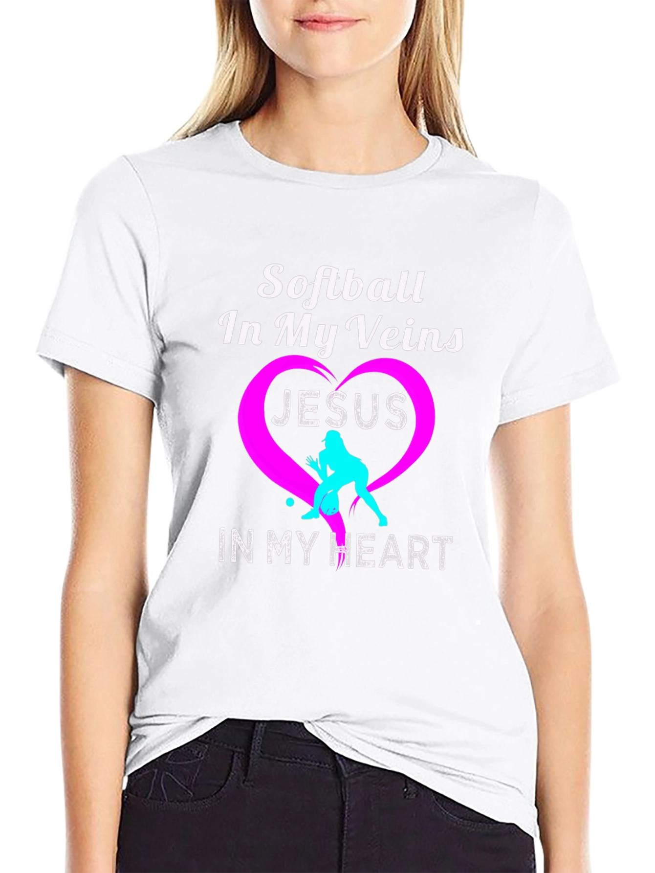 Softball In My Veins T-Shirt