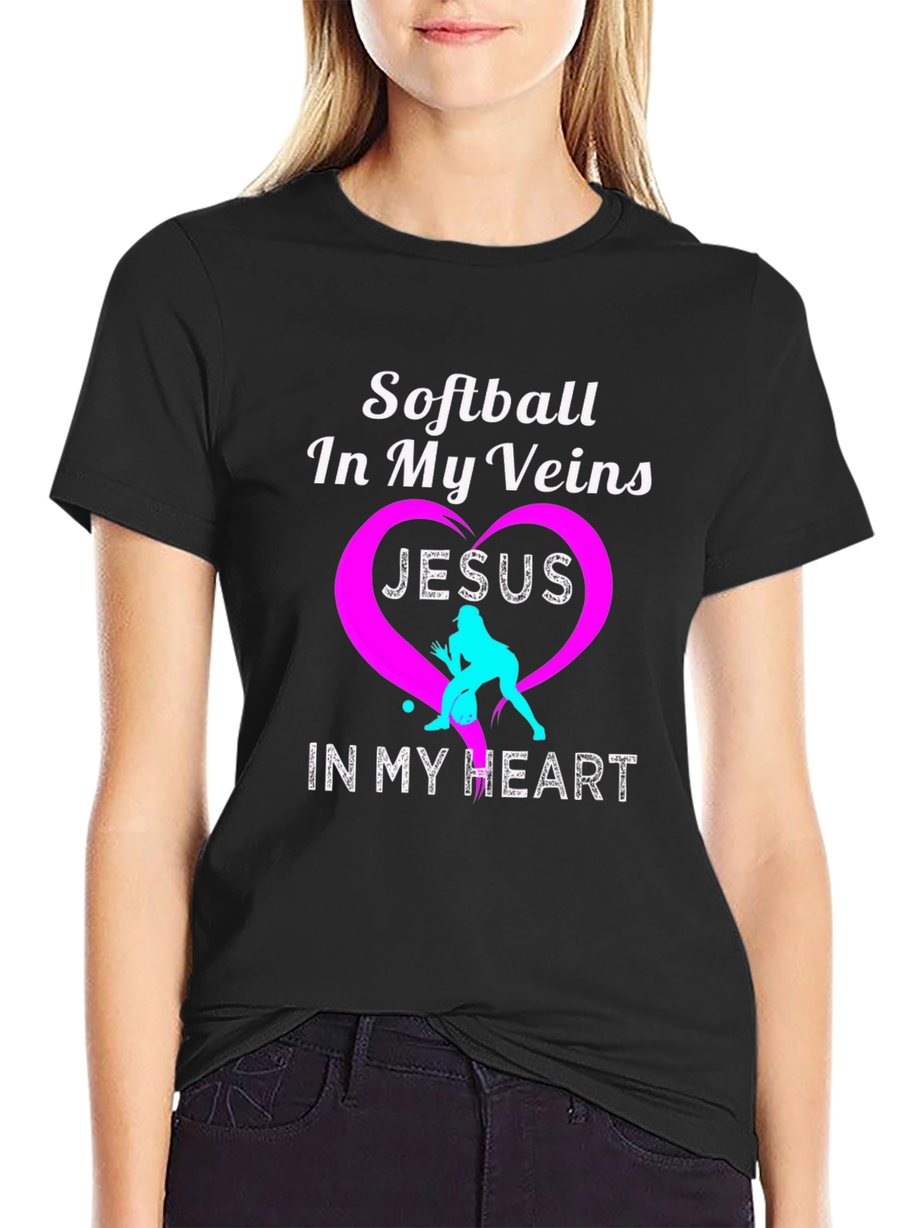 Softball In My Veins T-Shirt