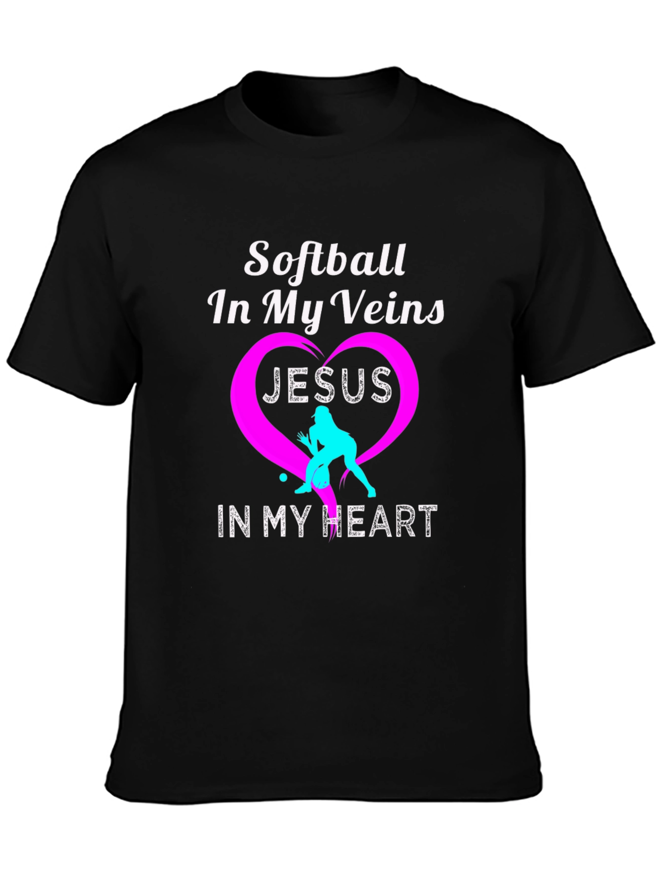 Softball In My Veins T-Shirt