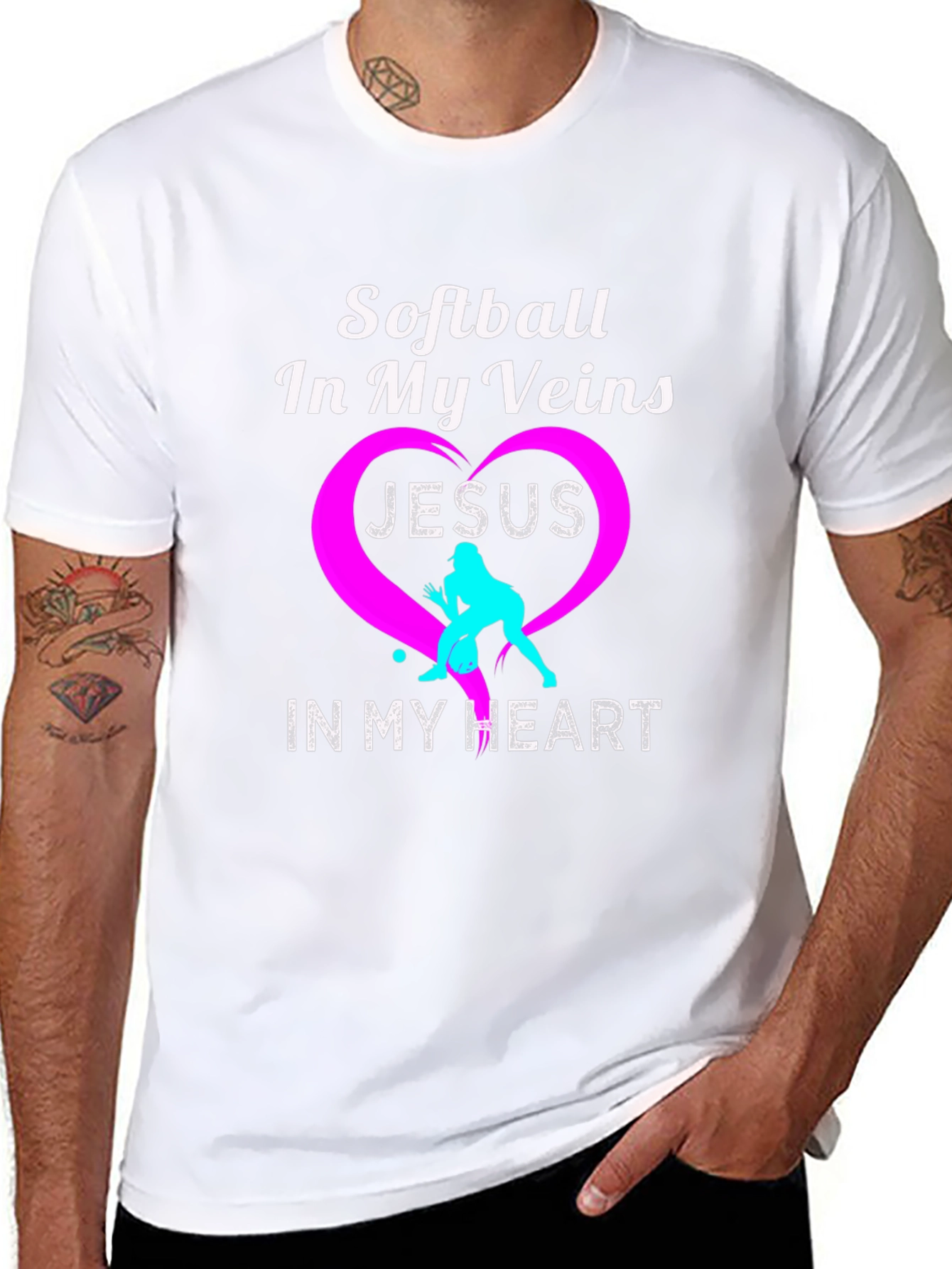 Softball In My Veins T-Shirt