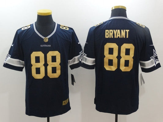 Men's Dallas Cowboys Dez Bryant #88 Navy Game Player Jerseys