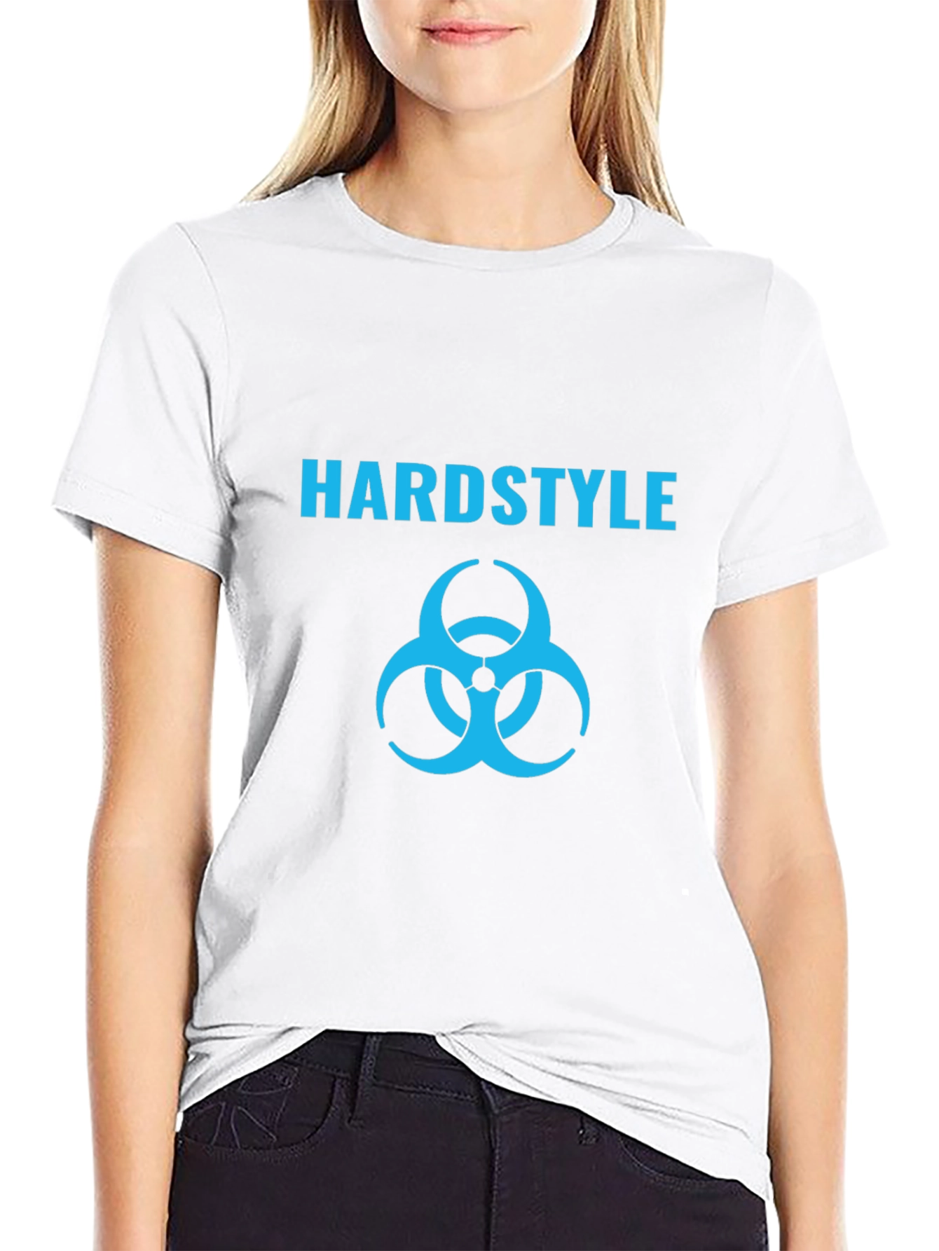 Hardstyle Biohazard Symbol T-Shirt - Black