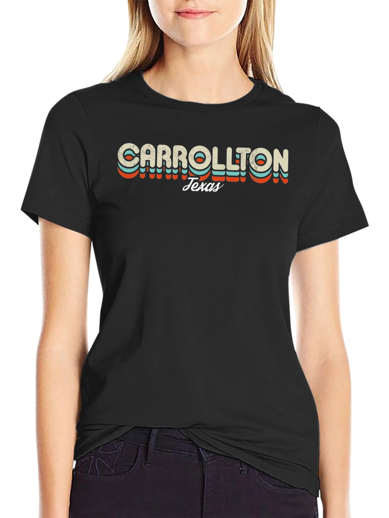 Carrollton Texas Retro Graphic Tee