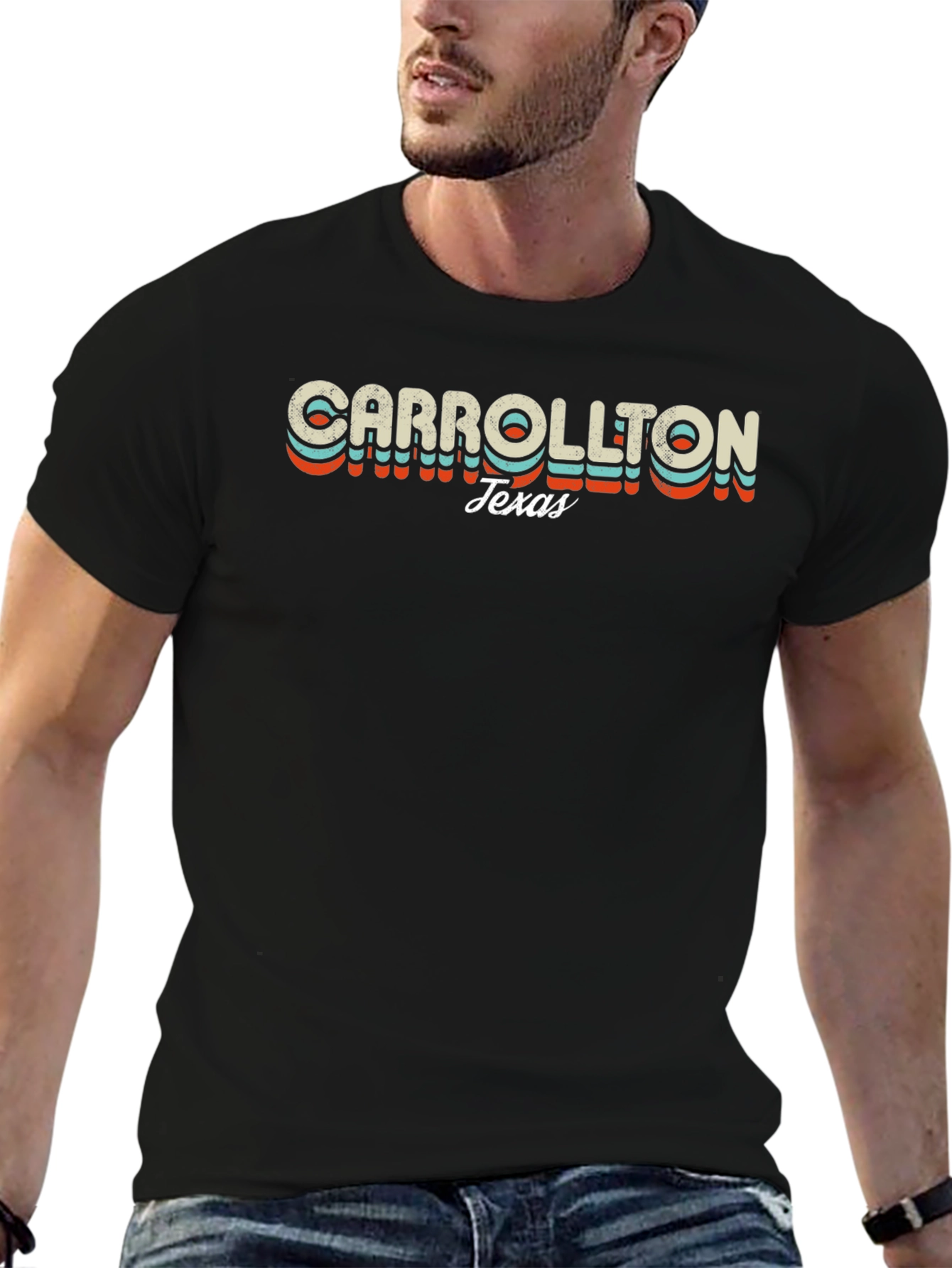 Carrollton Texas Retro Graphic Tee