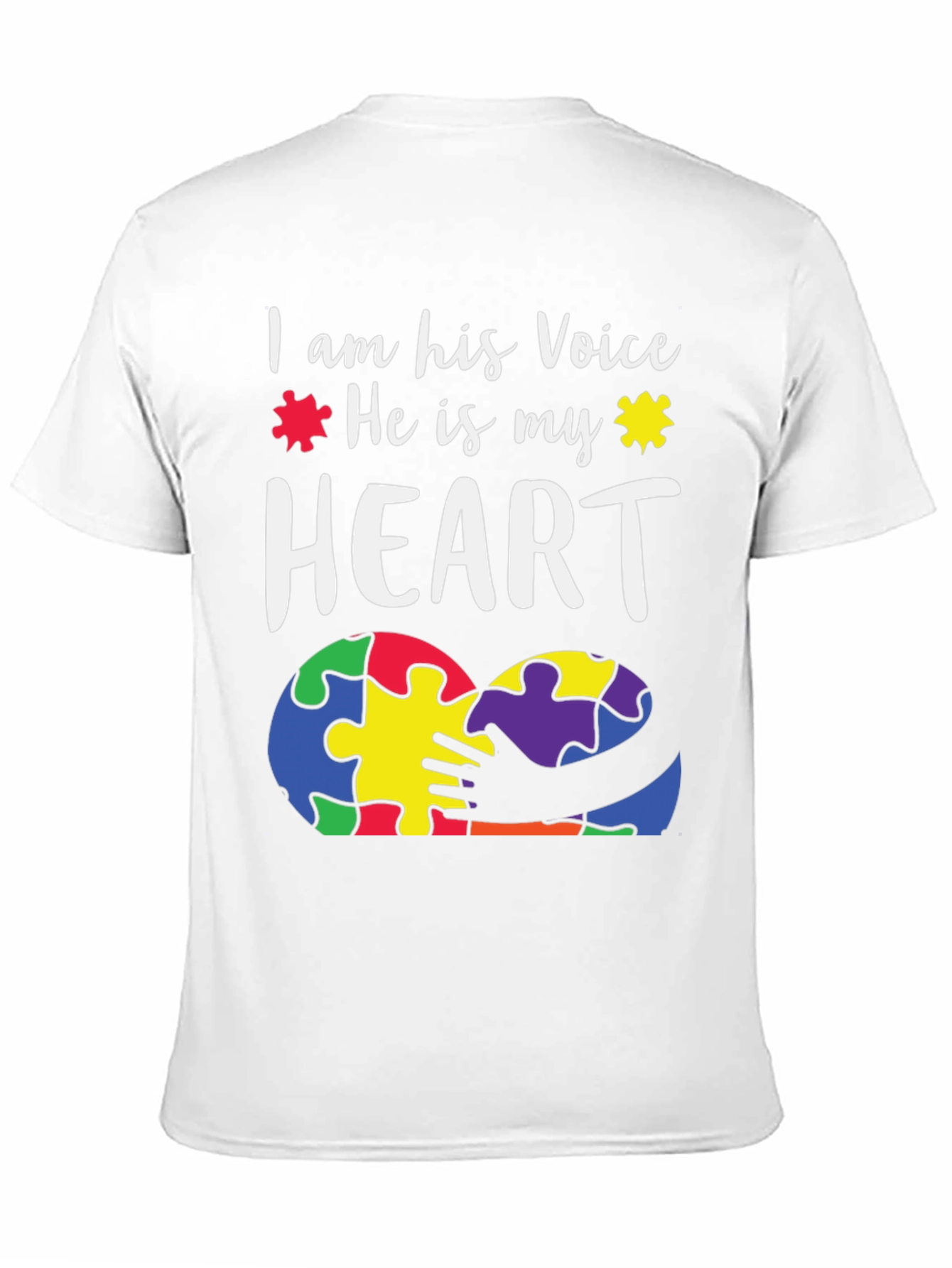 Autism Awareness T-Shirt - I Am His Voice