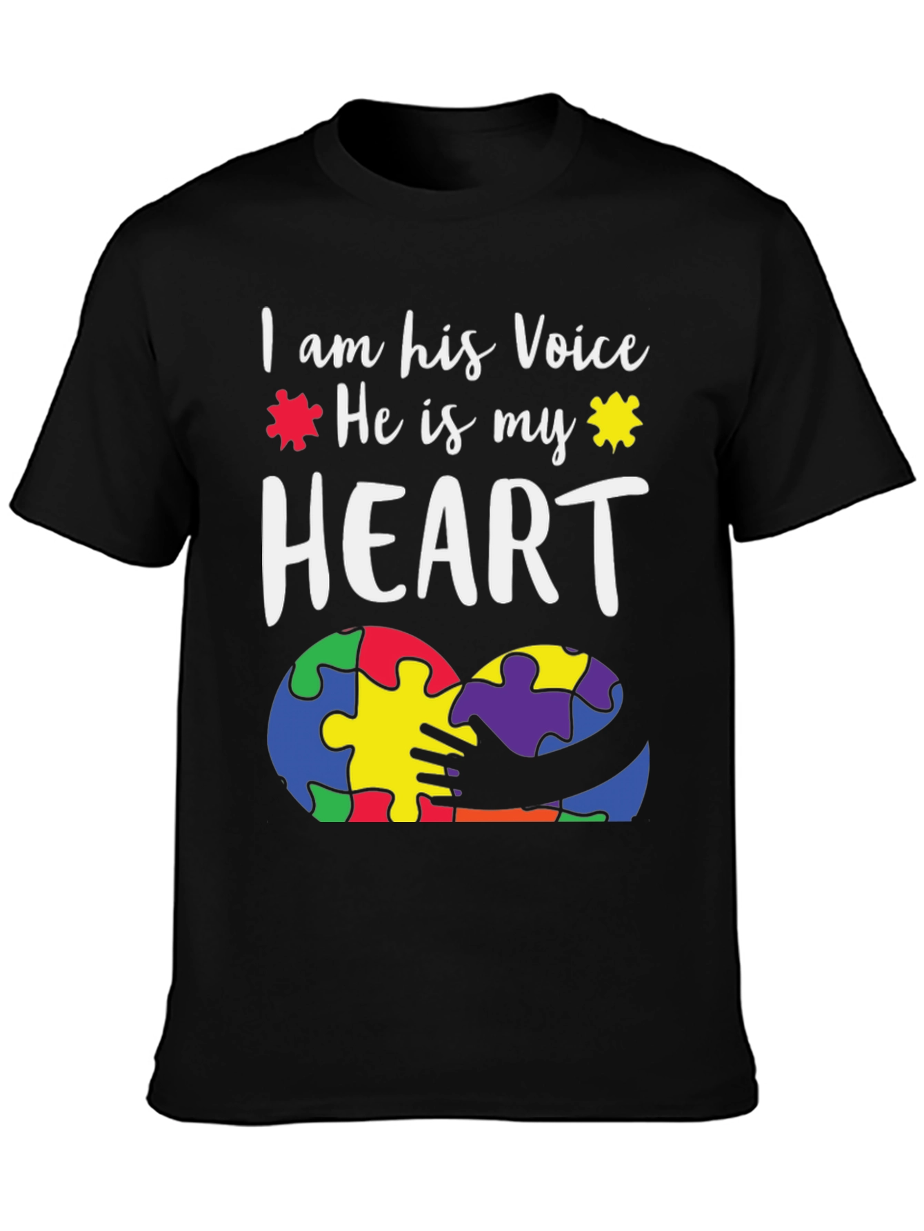 Autism Awareness T-Shirt - I Am His Voice
