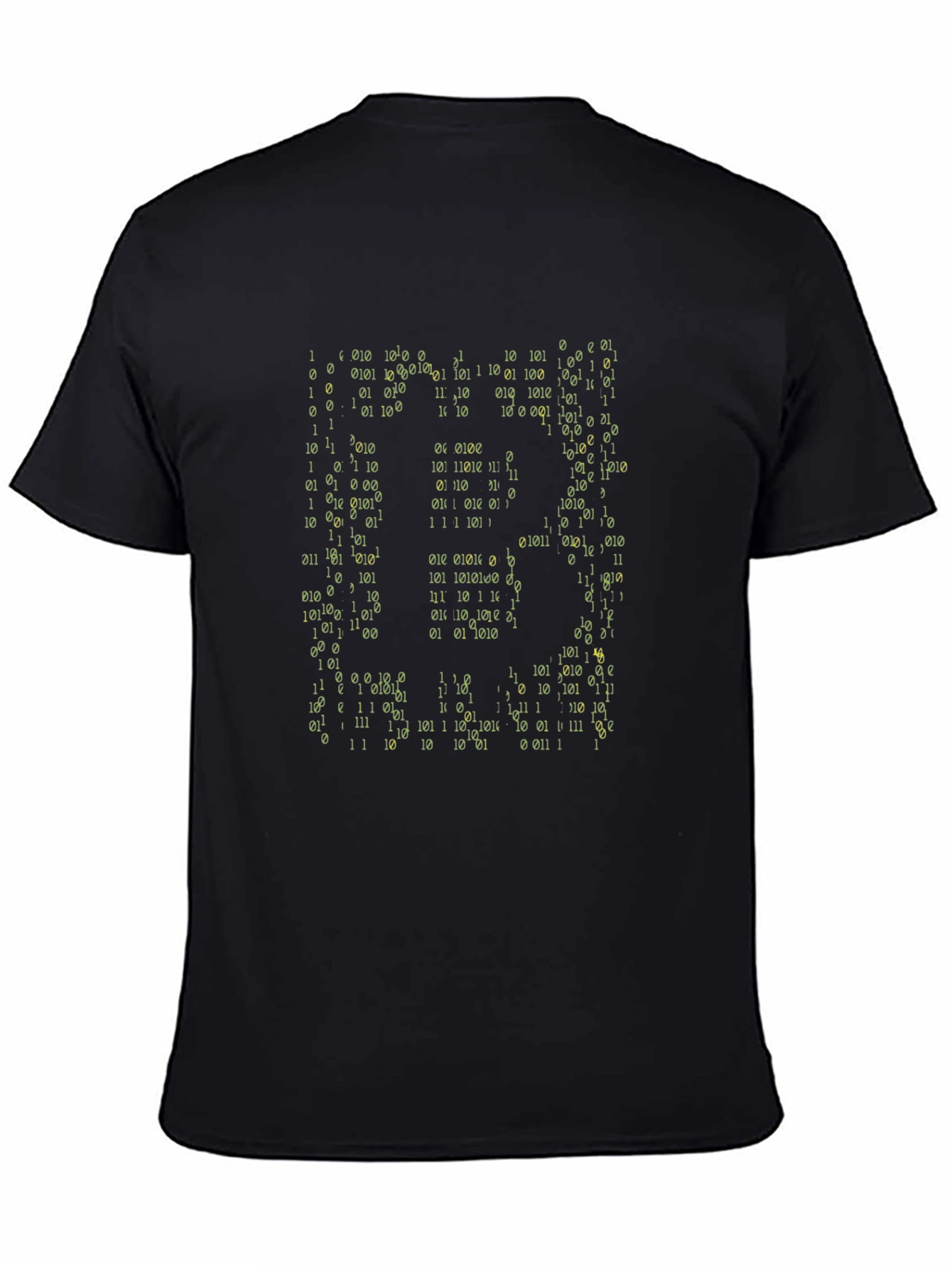 Binary Bitcoin Graphic Tee - Black