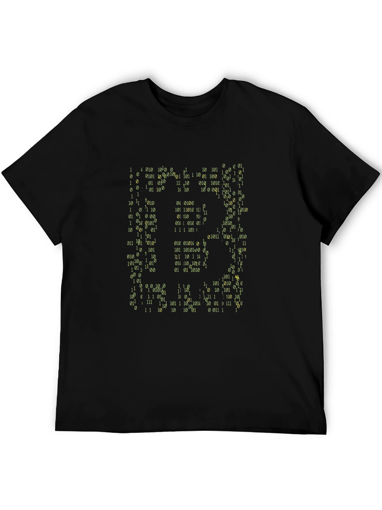 Binary Bitcoin Graphic Tee - Black