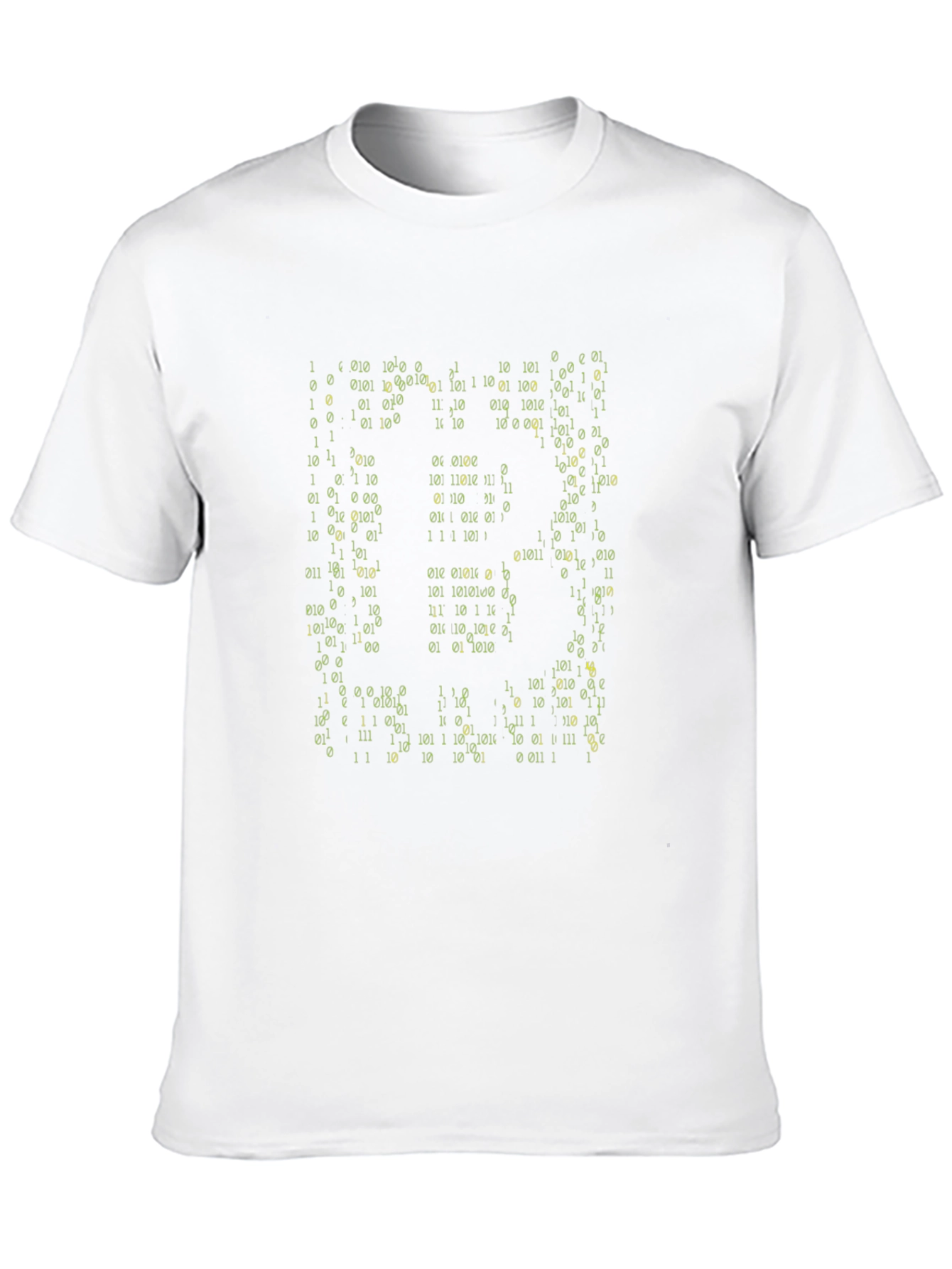 Binary Bitcoin Graphic Tee - Black