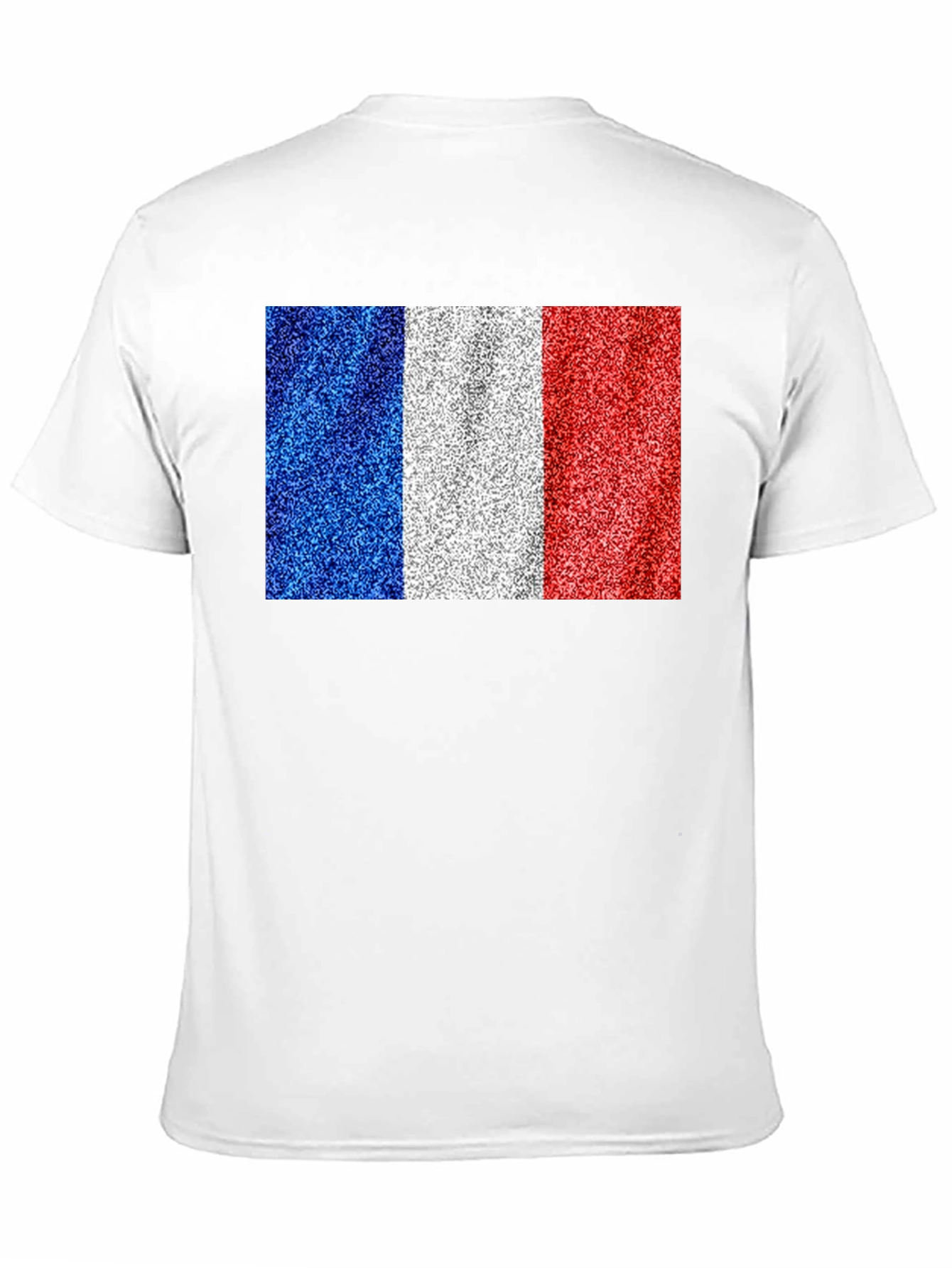 France Flag T-Shirt: Glitter Print