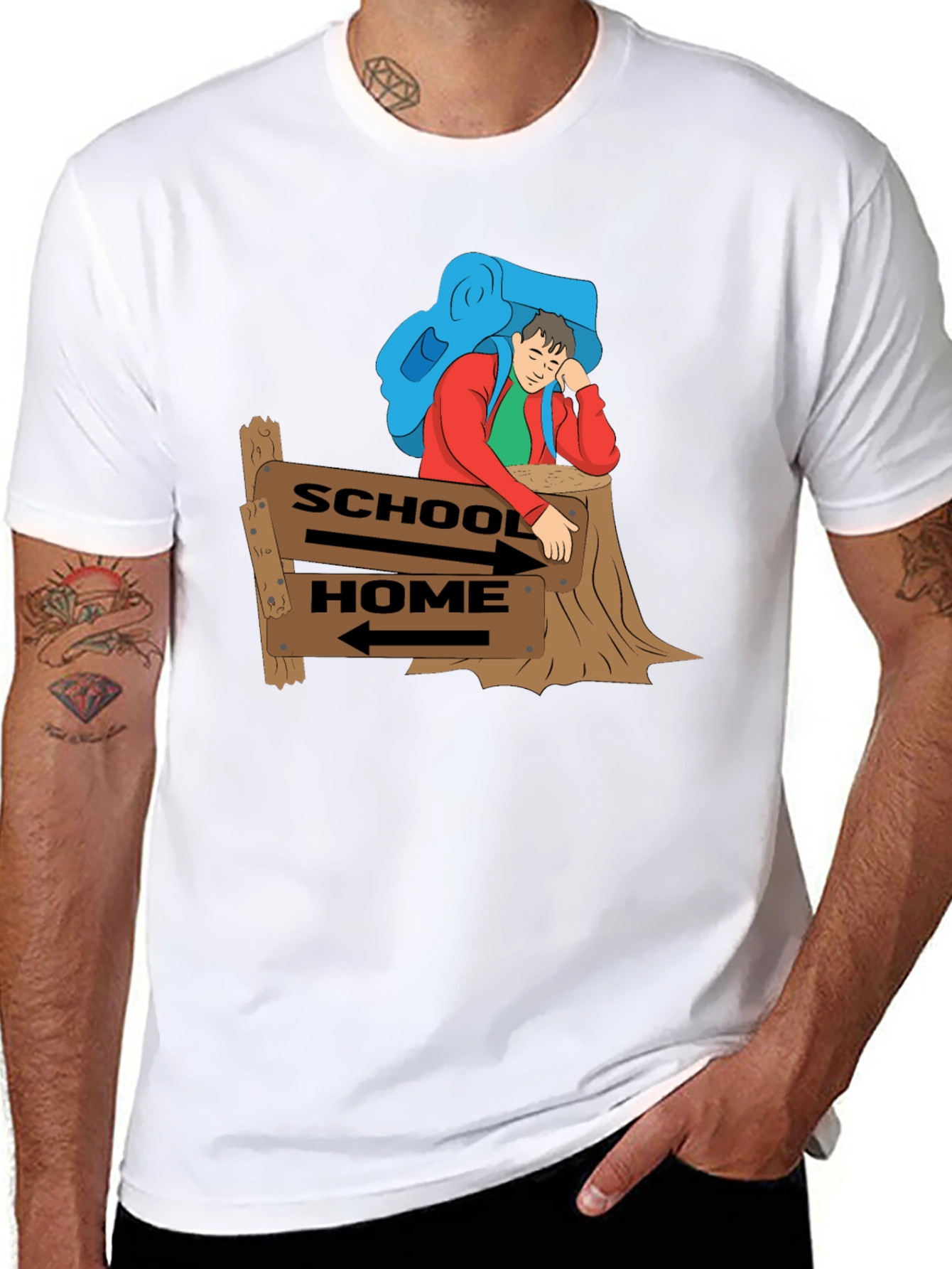 School or Home T-Shirt - Unisex Graphic Tee