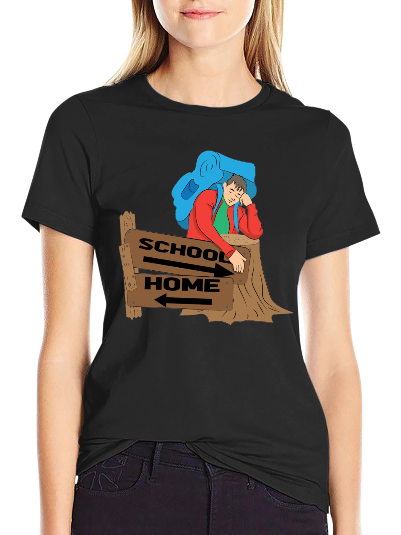 School or Home T-Shirt - Unisex Graphic Tee
