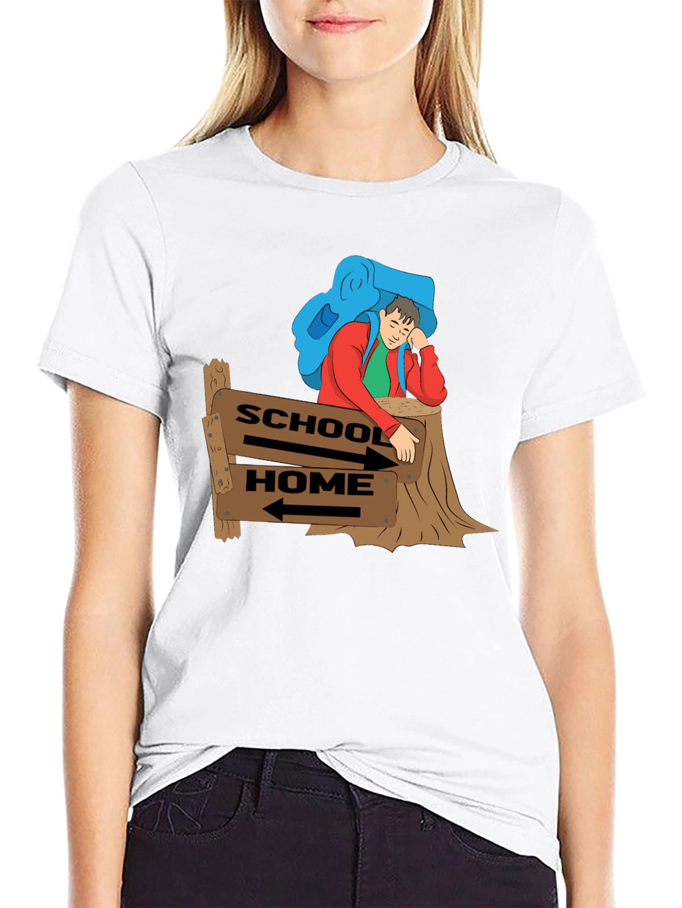 School or Home T-Shirt - Unisex Graphic Tee