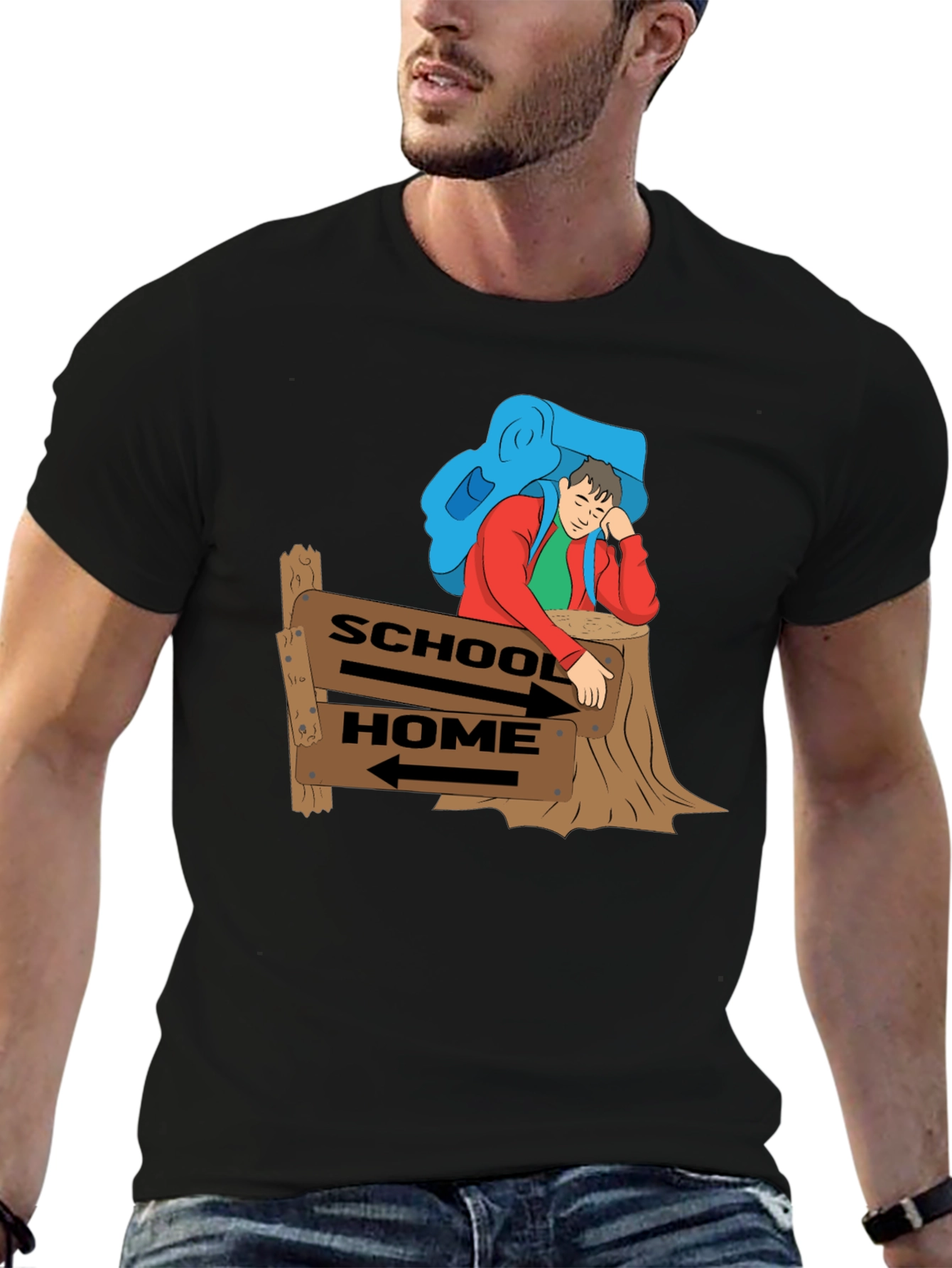 School or Home T-Shirt - Unisex Graphic Tee