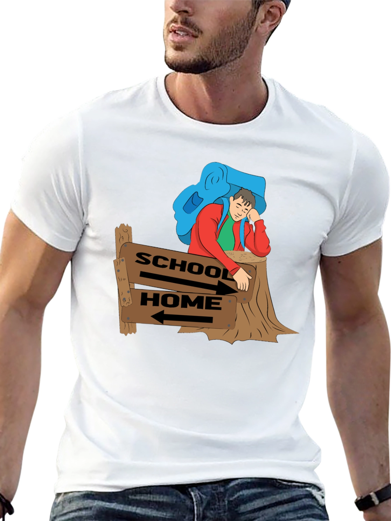School or Home T-Shirt - Unisex Graphic Tee