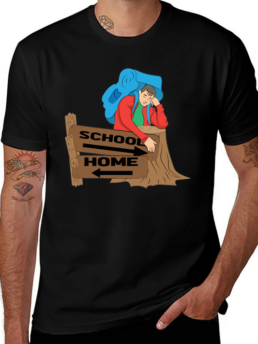 School or Home T-Shirt - Unisex Graphic Tee