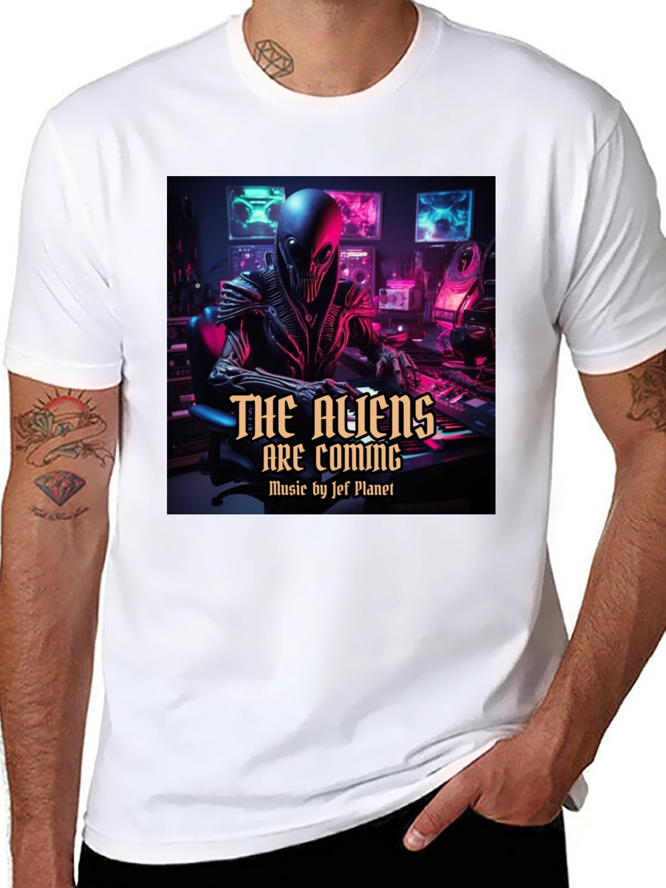 The Aliens Are Coming Graphic T-Shirt