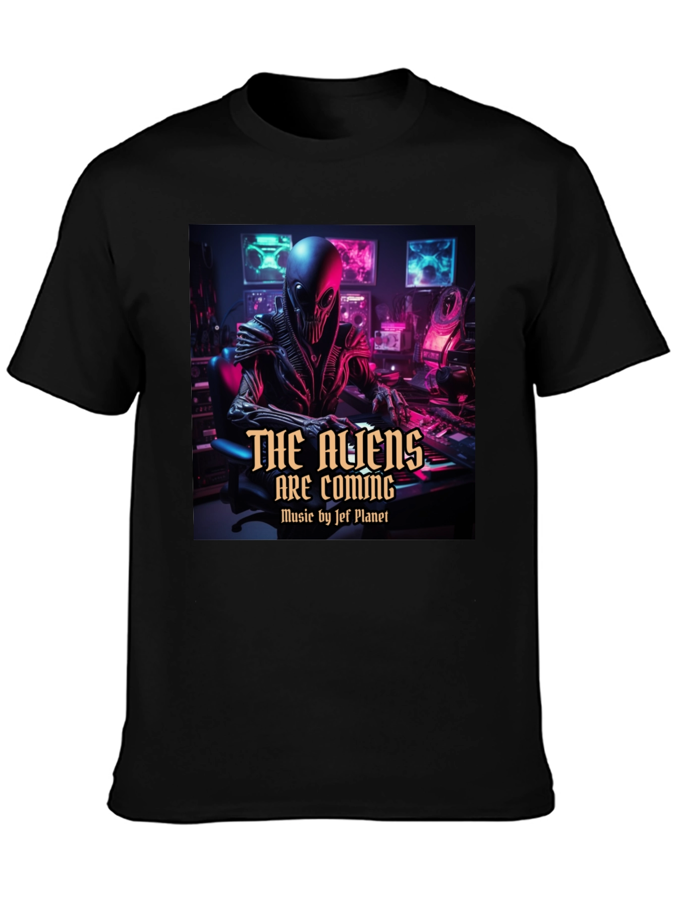 The Aliens Are Coming Graphic T-Shirt