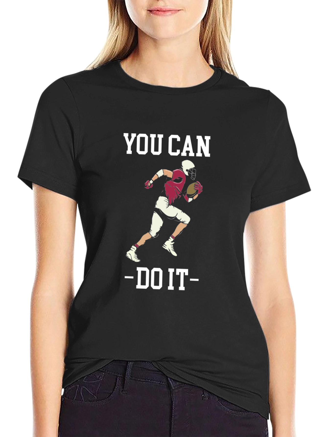 You Can Do It Football Graphic T-Shirt