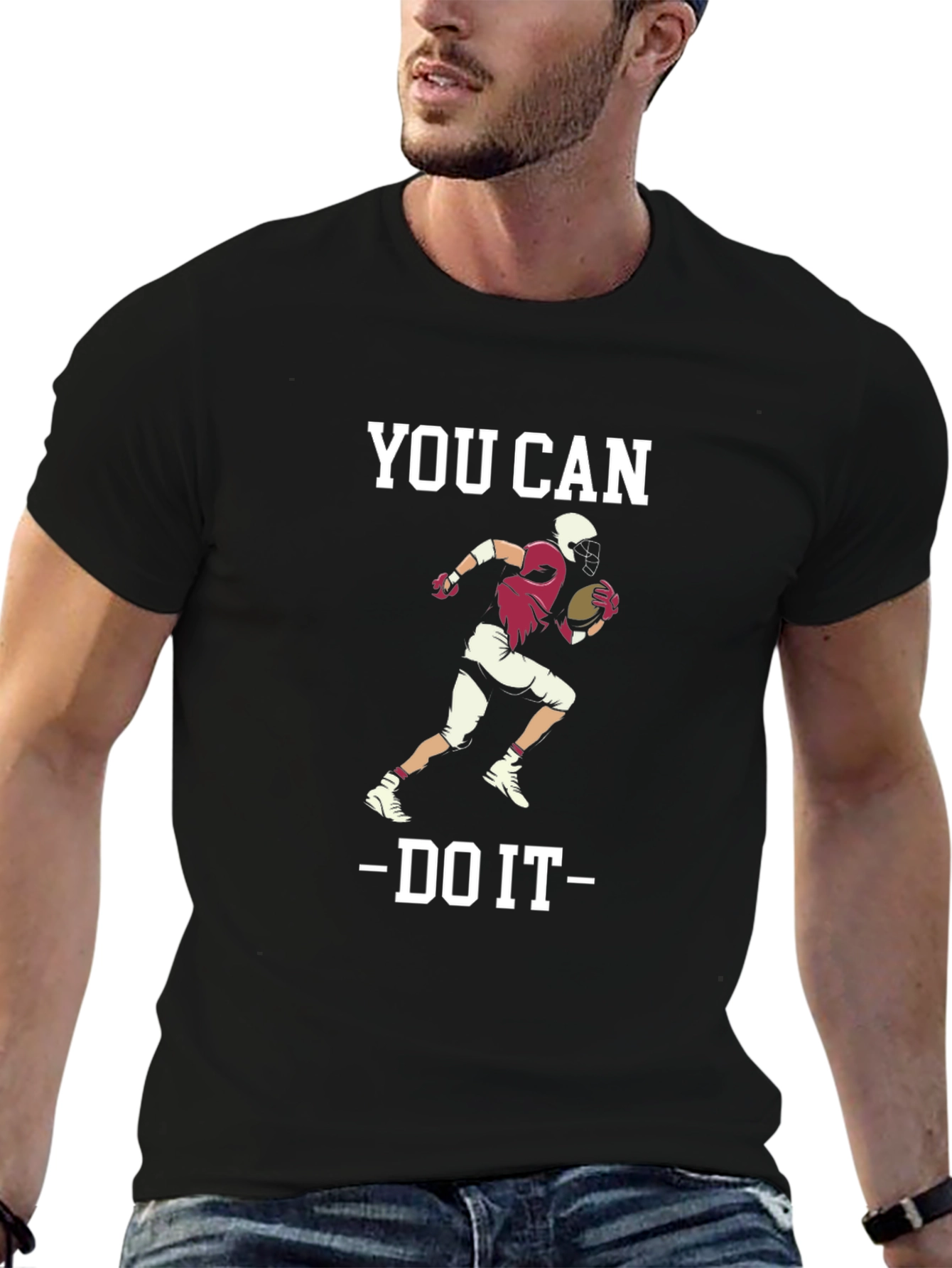 You Can Do It Football Graphic T-Shirt