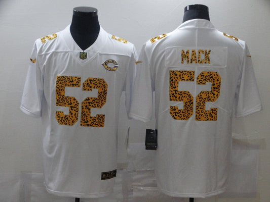 Men's Chicago Bears Khalil Mack #52 White Game Player Jerseys