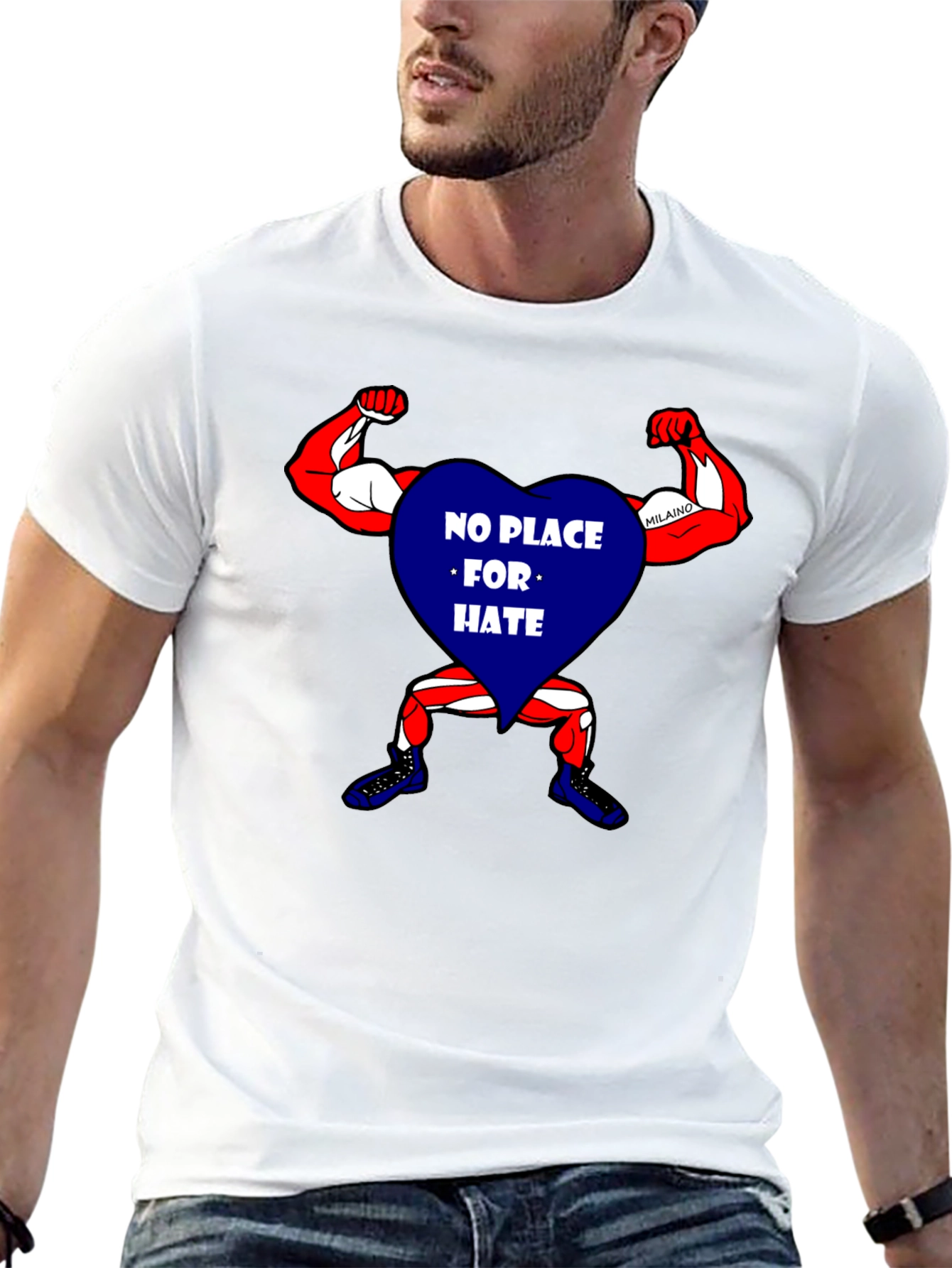 No Place For Hate Graphic T-Shirt