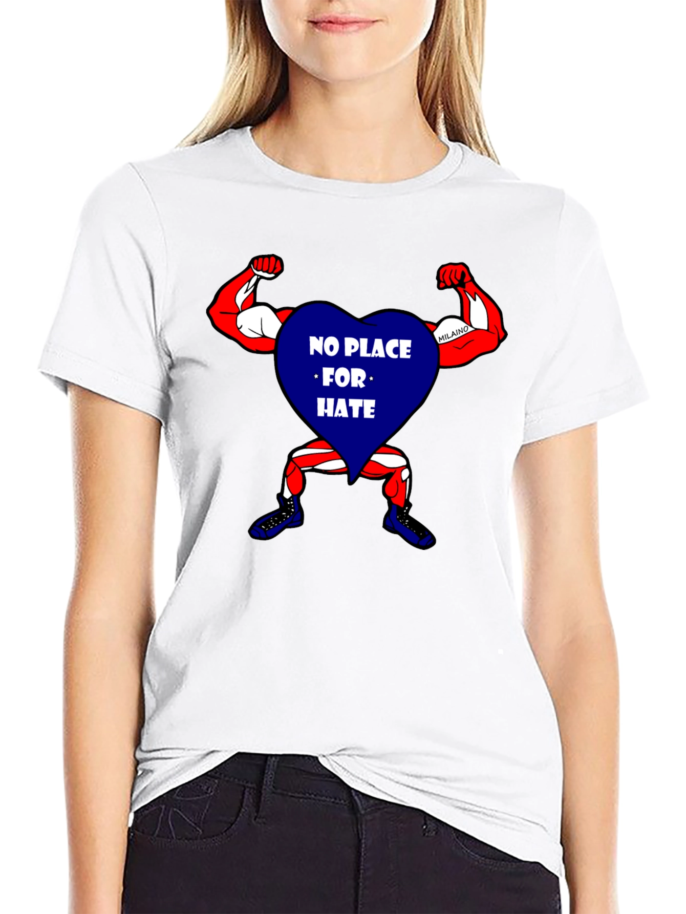 No Place For Hate Graphic T-Shirt