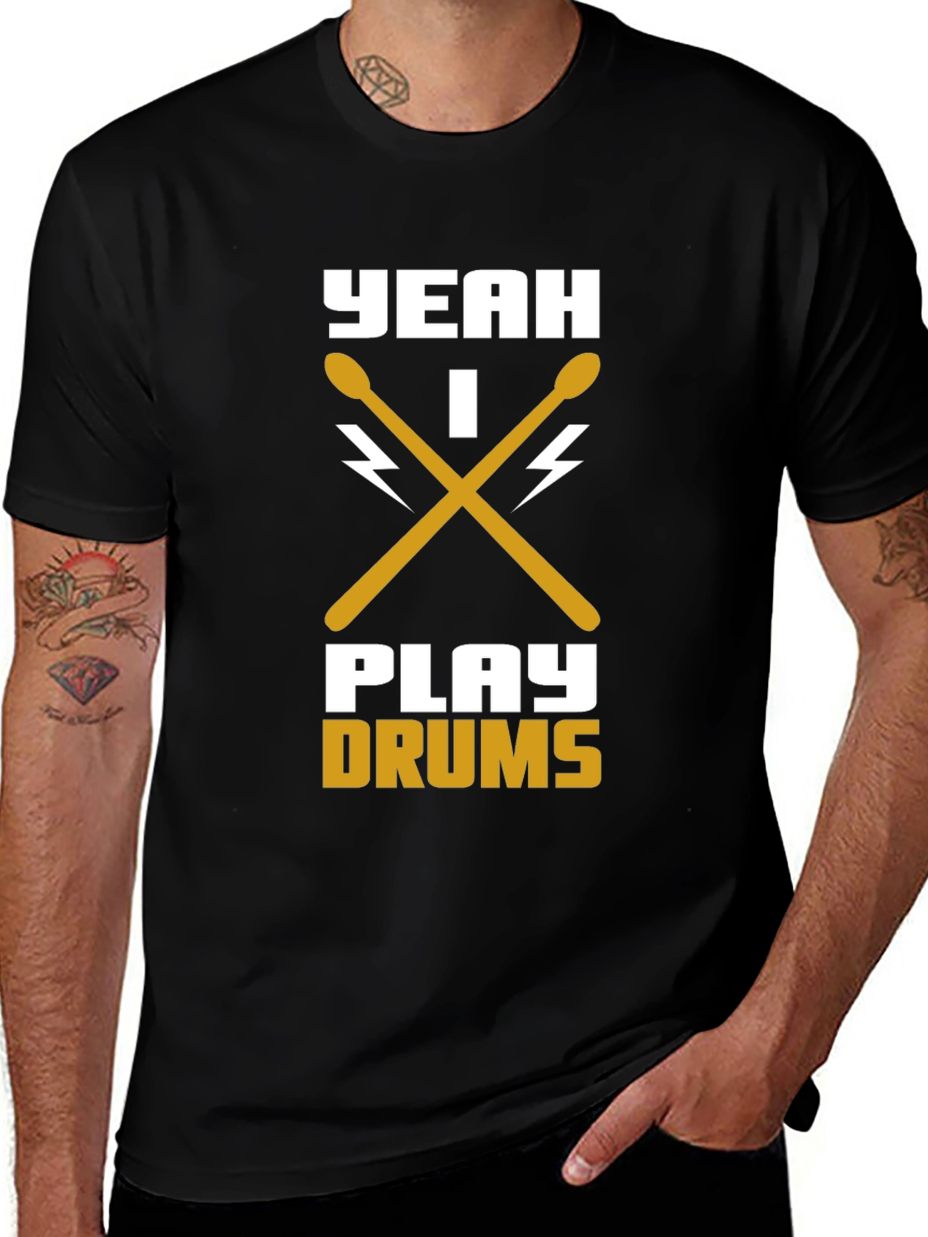 Yeah I Play Drums T-Shirt