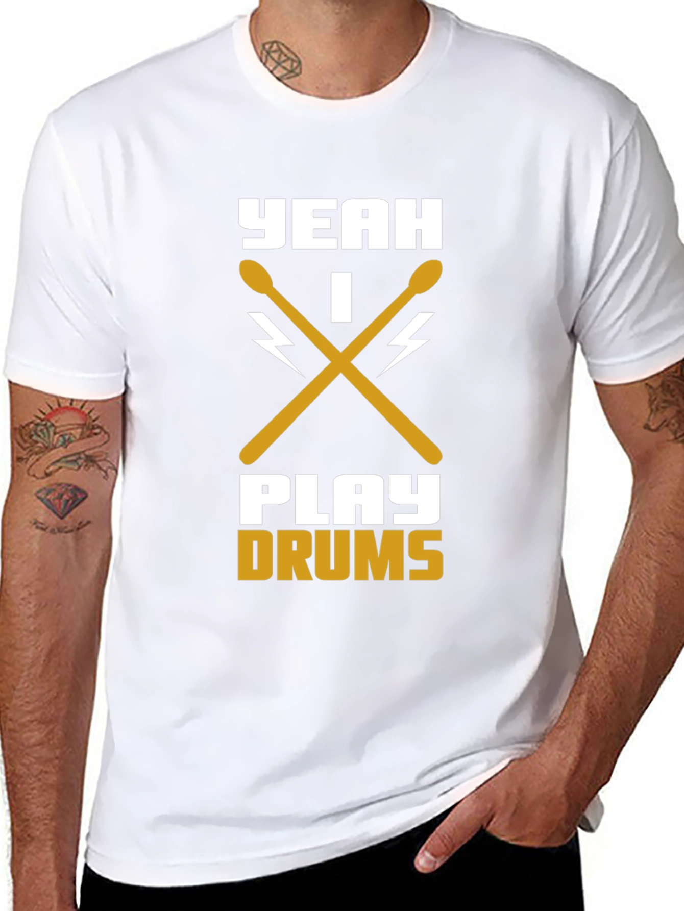 Yeah I Play Drums T-Shirt