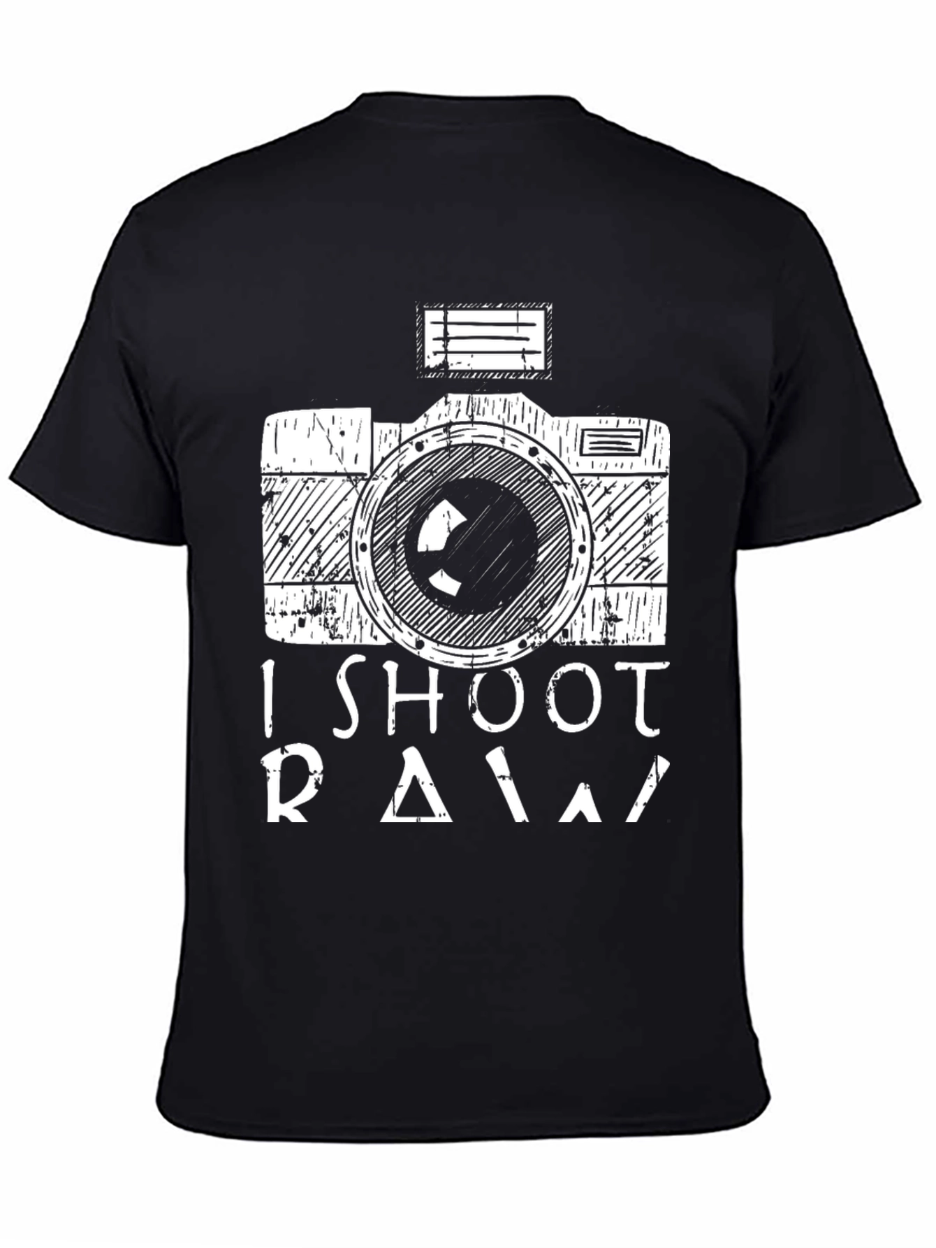 I Shoot RAW Camera Graphic Tee