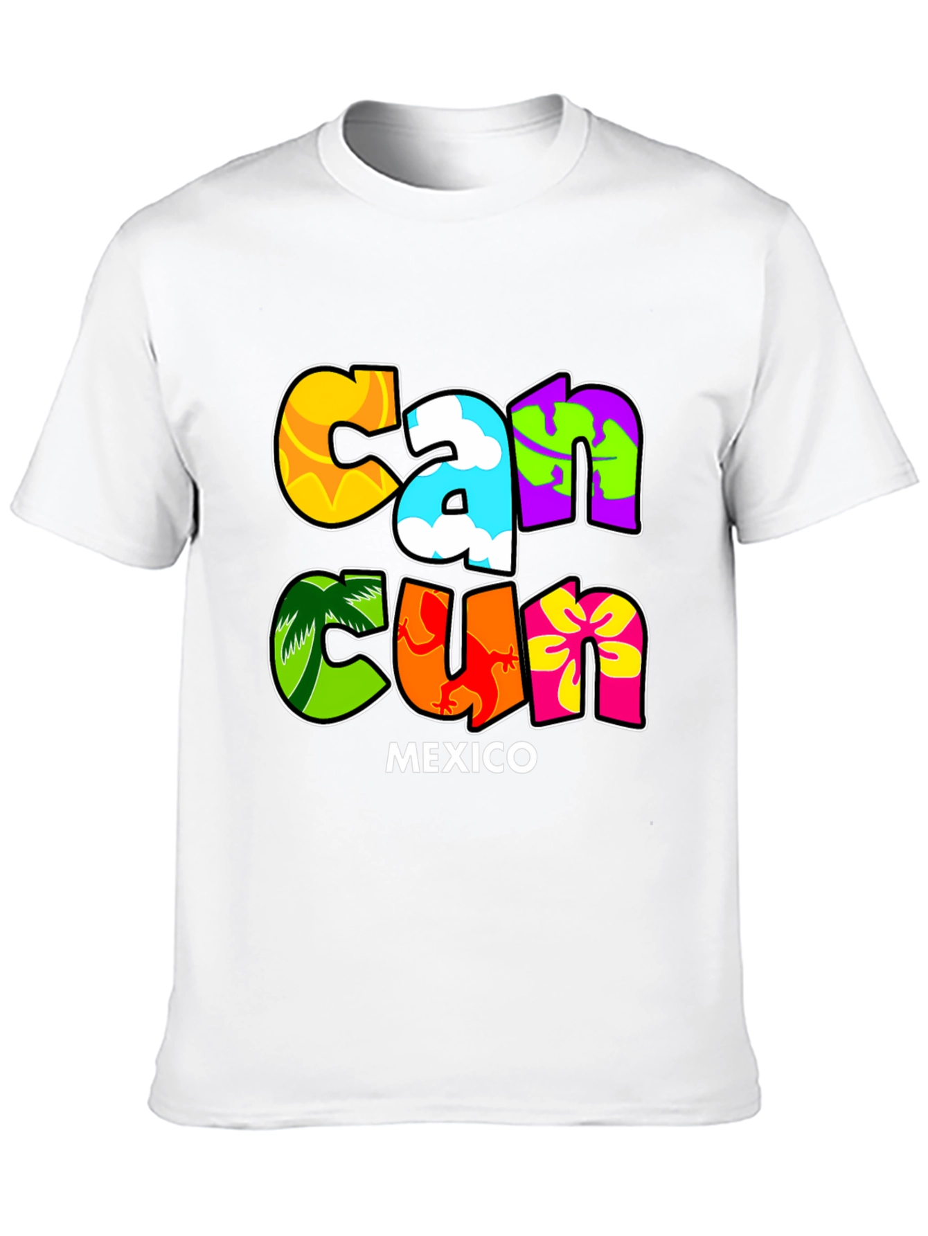 Cancun Mexico Graphic T-Shirt Vacation Souvenir Tee