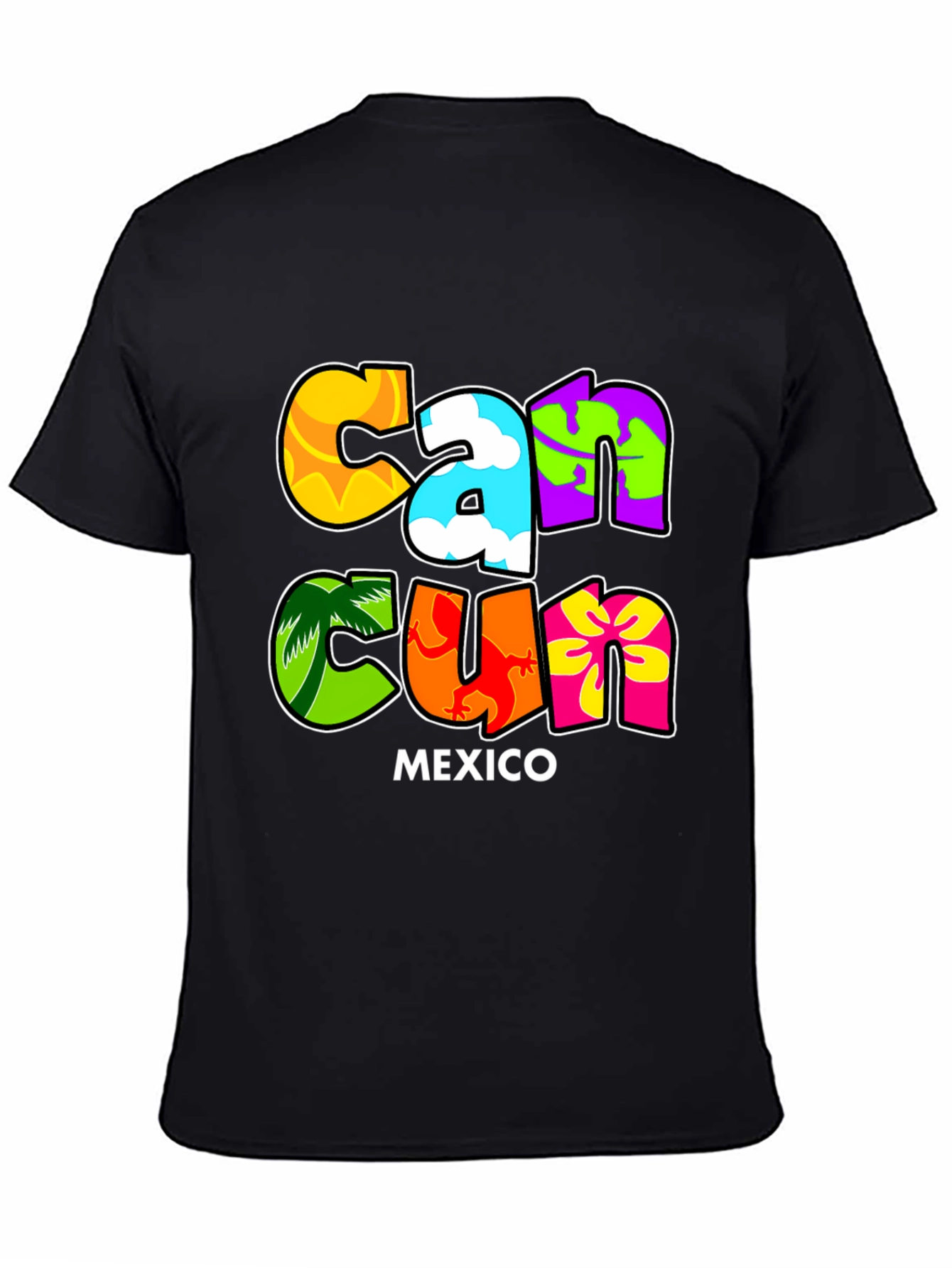 Cancun Mexico Graphic T-Shirt Vacation Souvenir Tee
