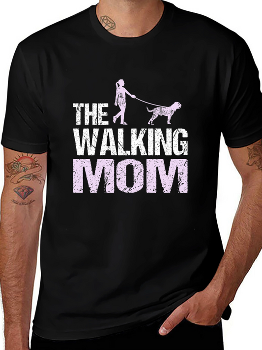 The Walking Mom T-Shirt - Dog Lover Tee
