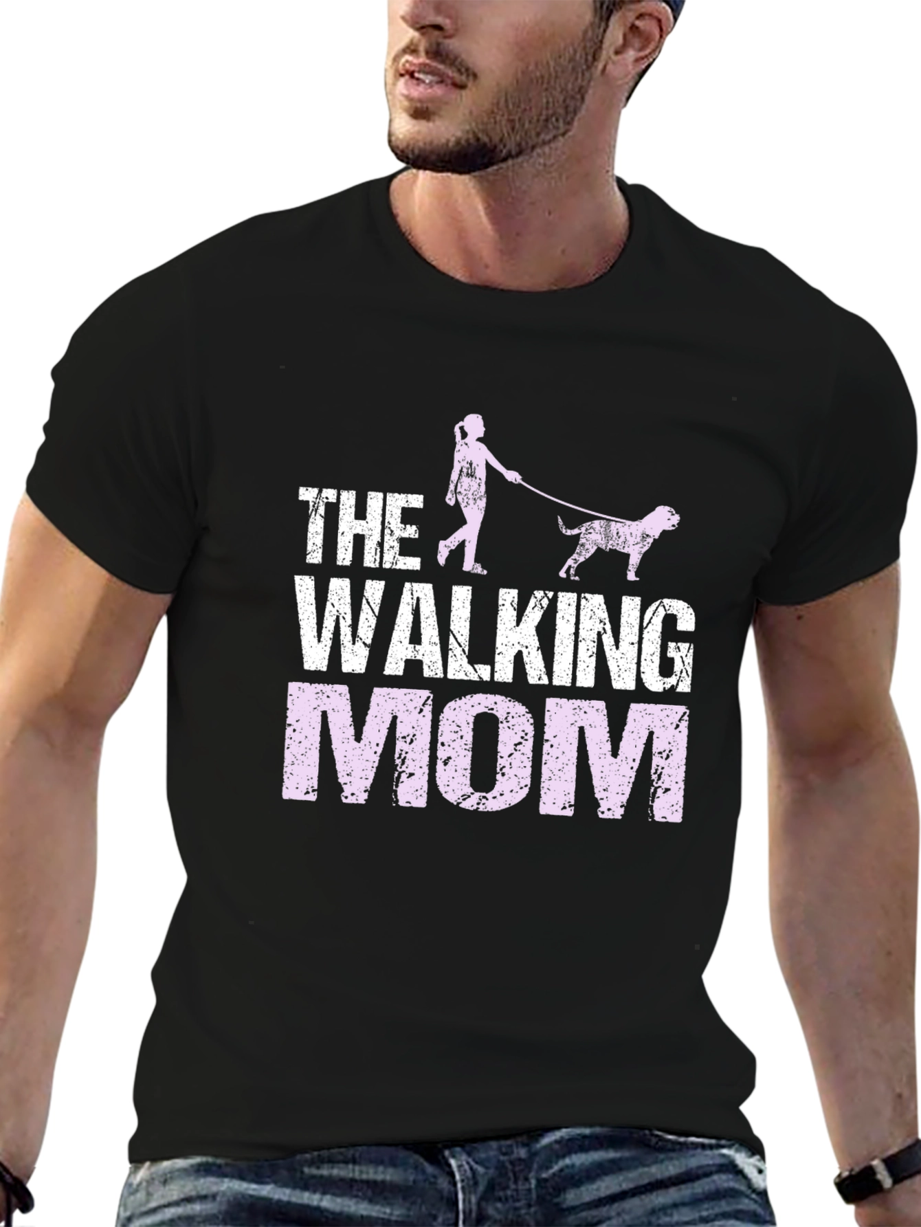 The Walking Mom T-Shirt - Dog Lover Tee