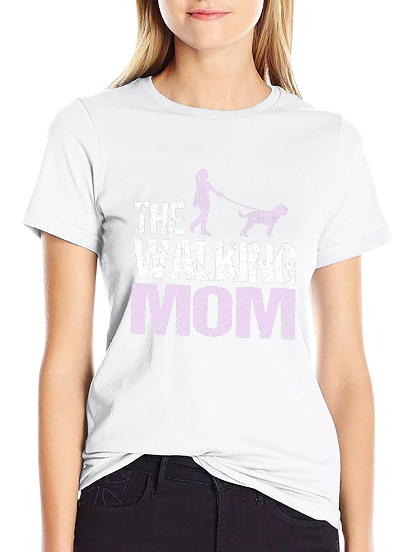 The Walking Mom T-Shirt - Dog Lover Tee