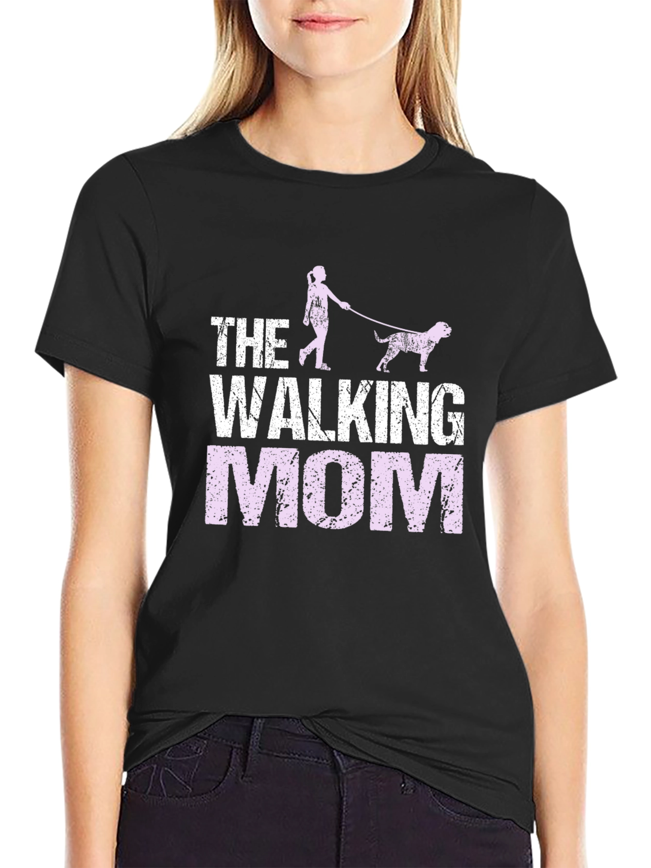 The Walking Mom T-Shirt - Dog Lover Tee