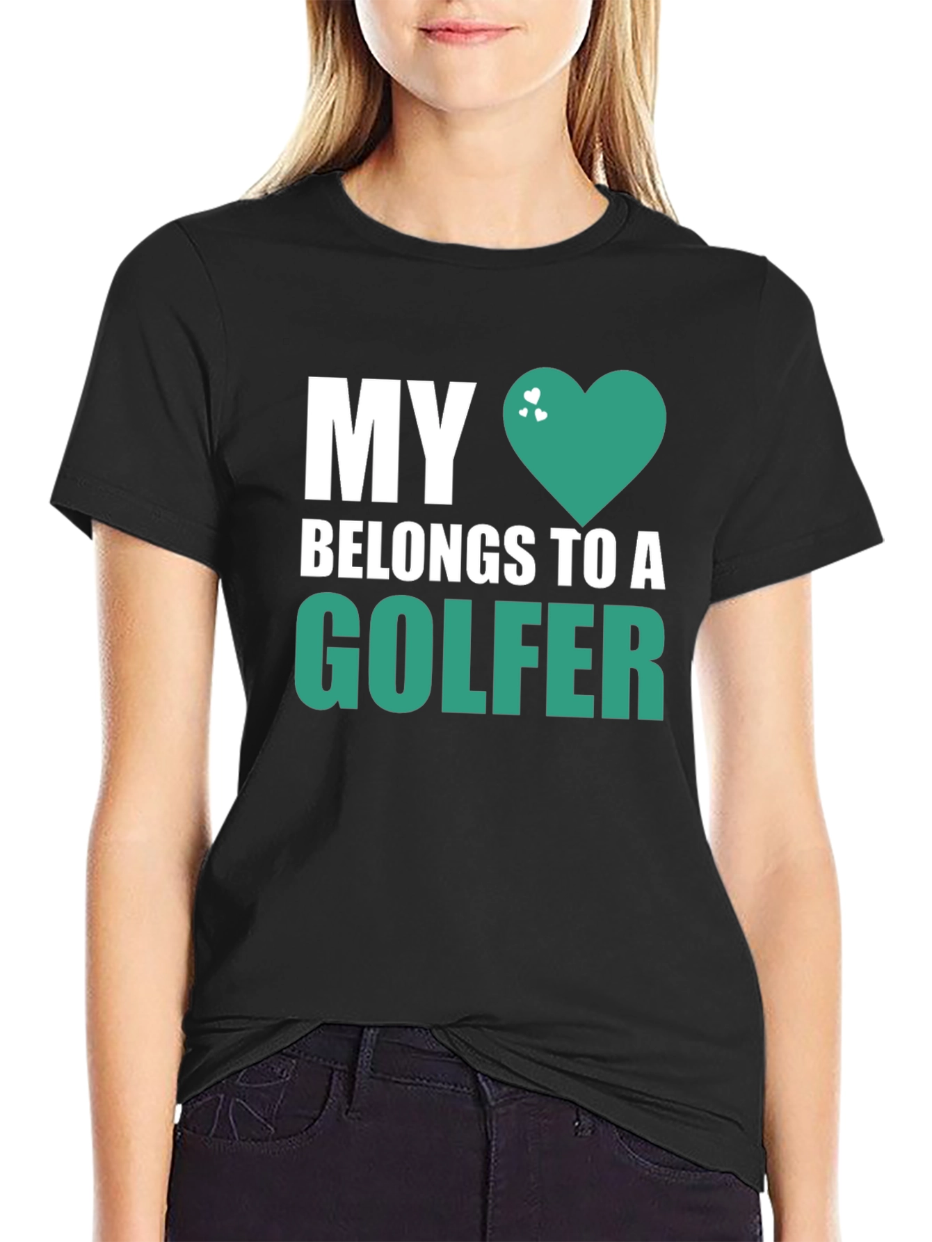 My Heart Belongs to a Golfer T-Shirt