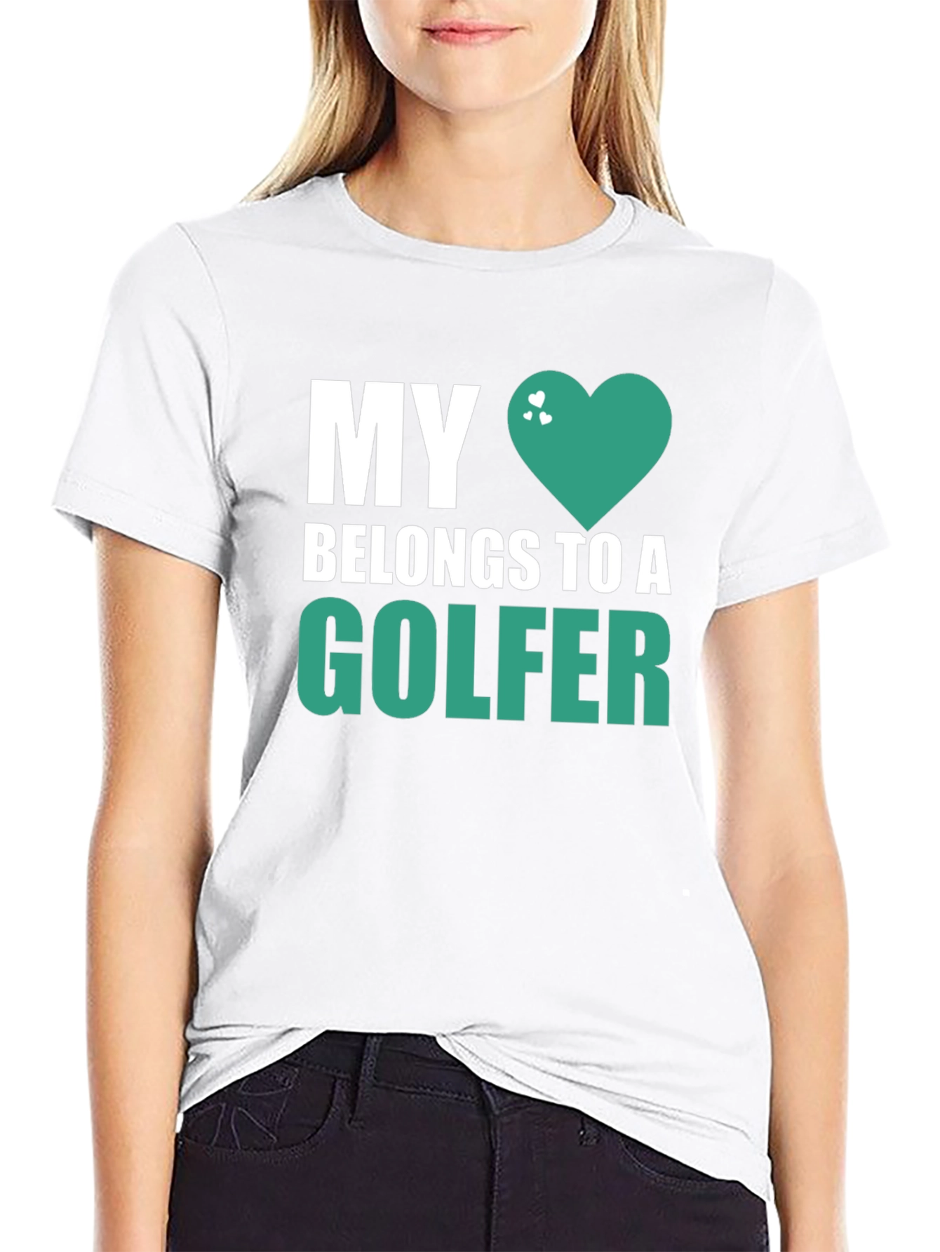My Heart Belongs to a Golfer T-Shirt