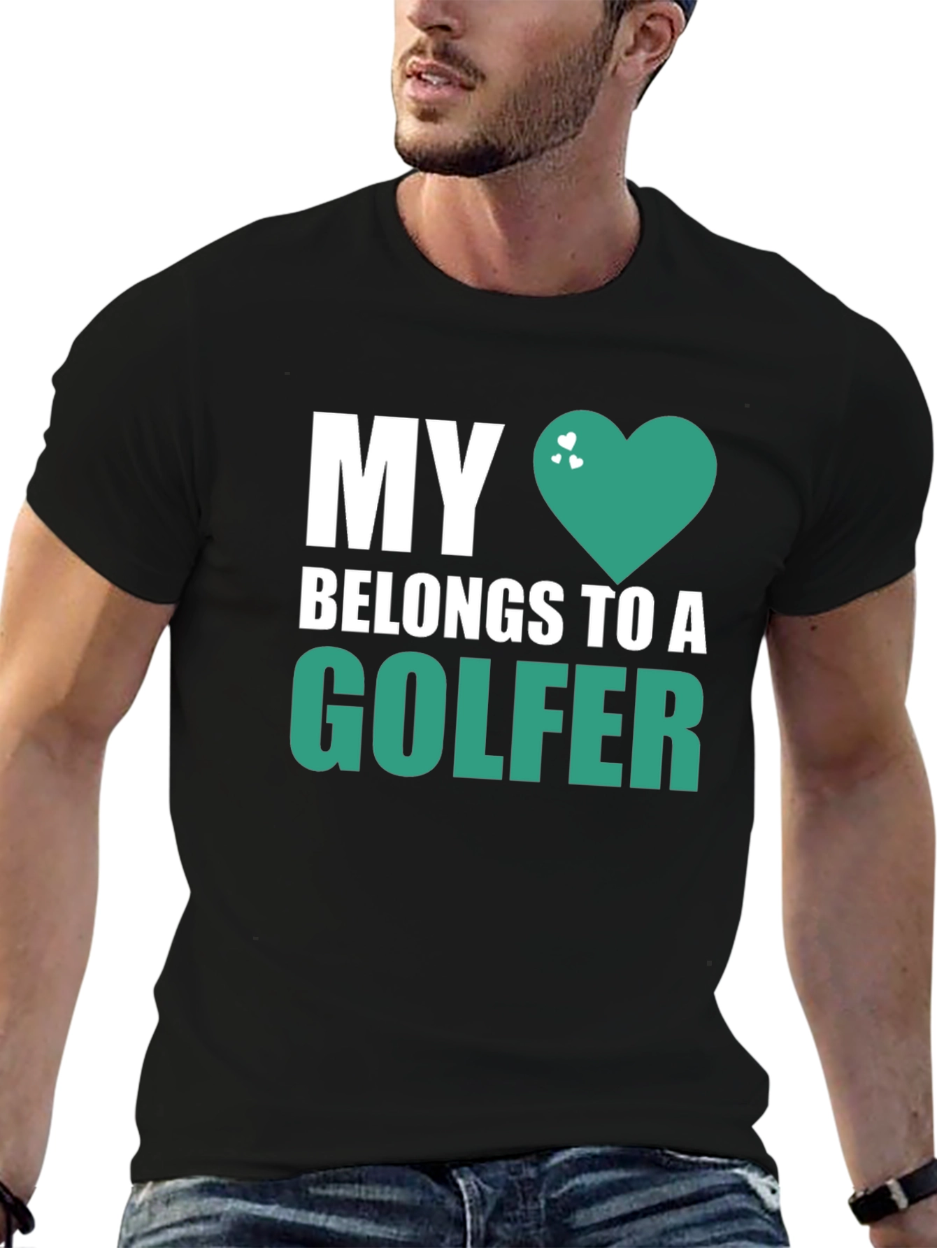 My Heart Belongs to a Golfer T-Shirt