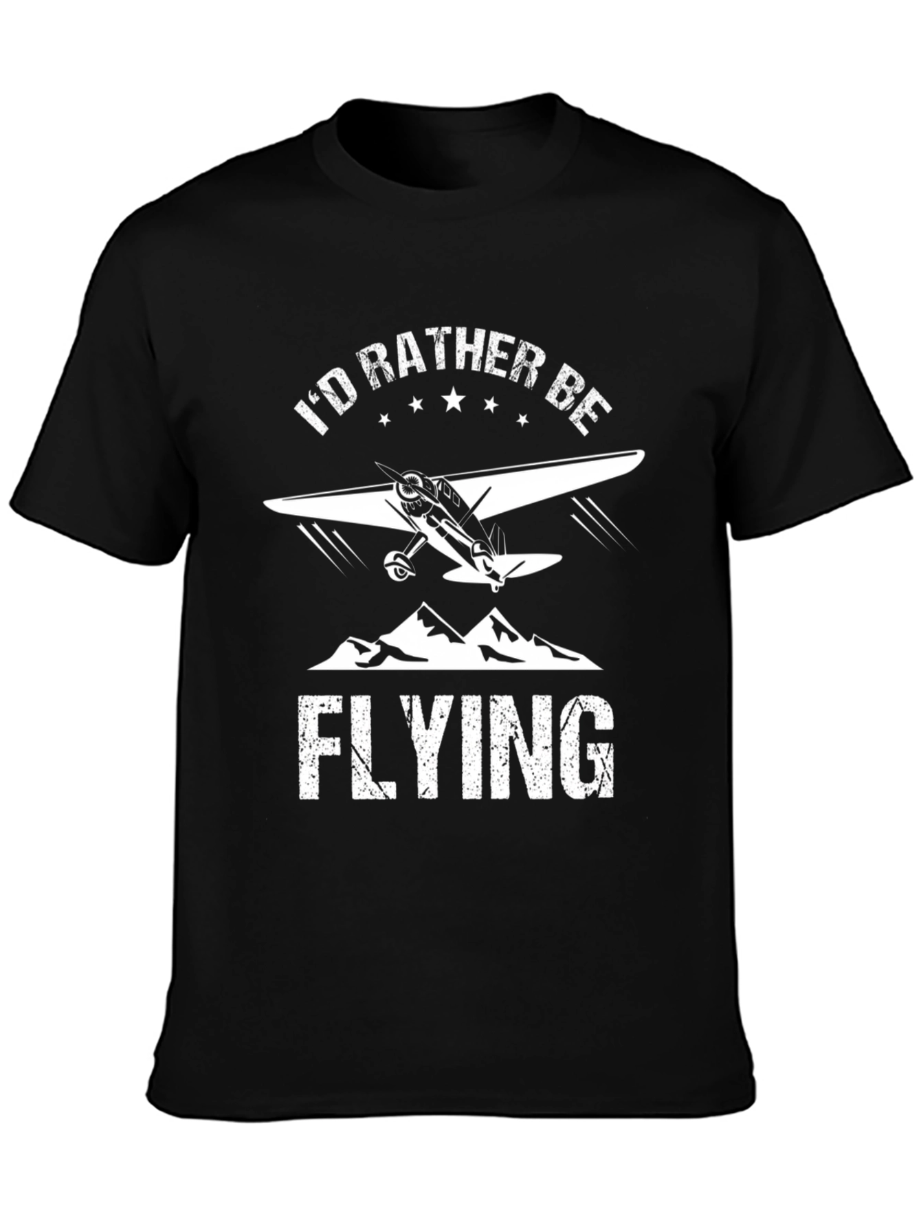 Id Rather Be Flying Airplane T-Shirt
