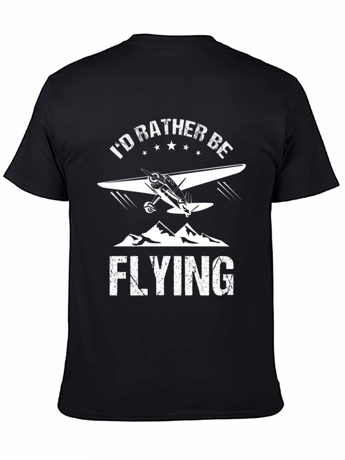 Id Rather Be Flying Airplane T-Shirt