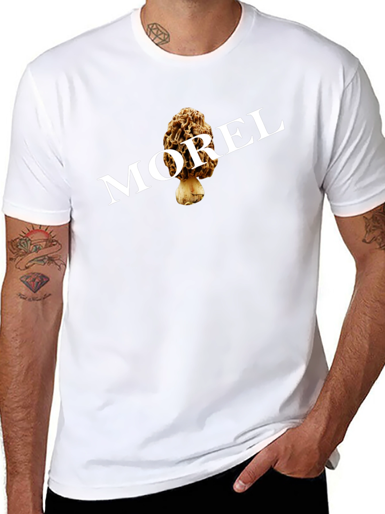 Morel Mushroom Graphic T-Shirt