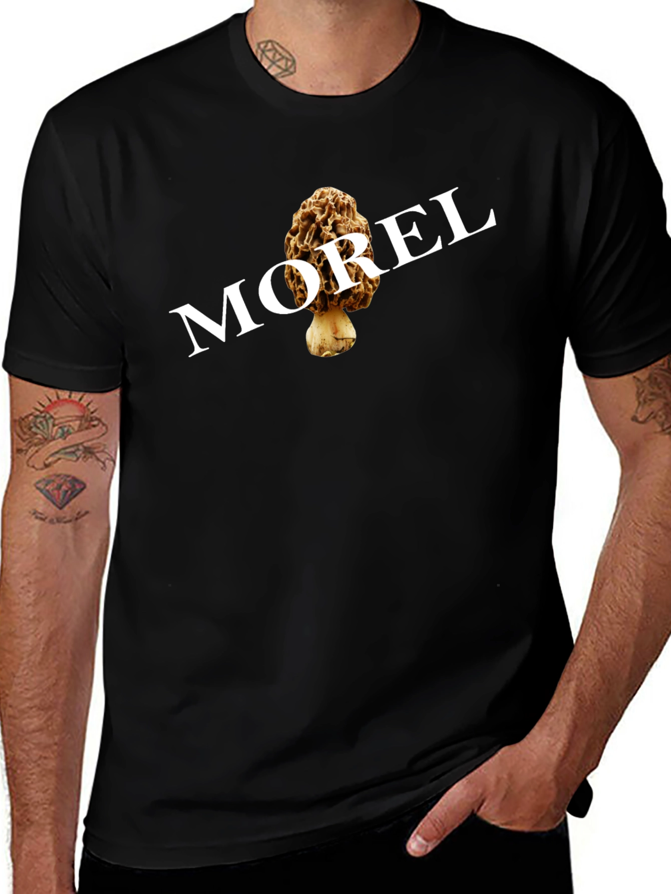 Morel Mushroom Graphic T-Shirt