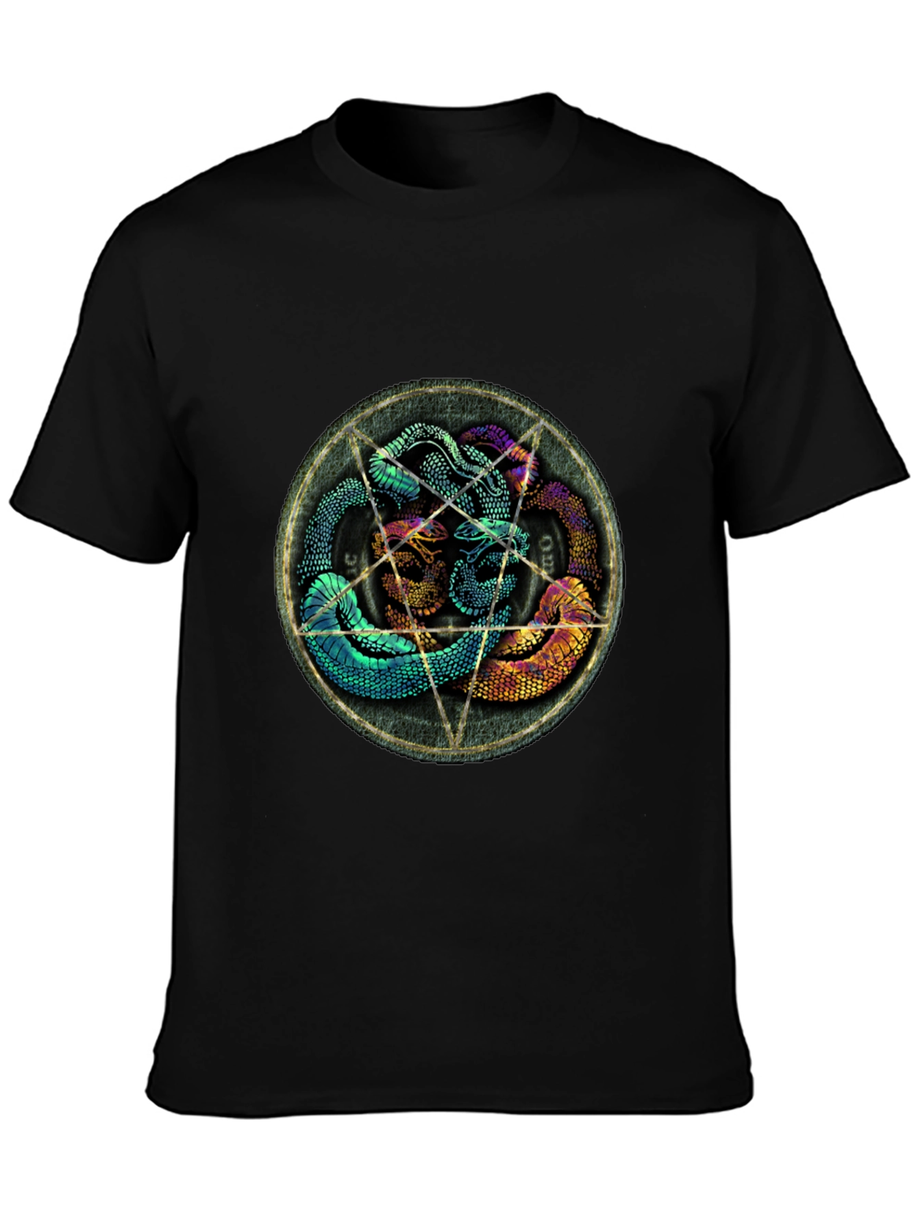 Serpent Circle T-Shirt - Mens Graphic Tee